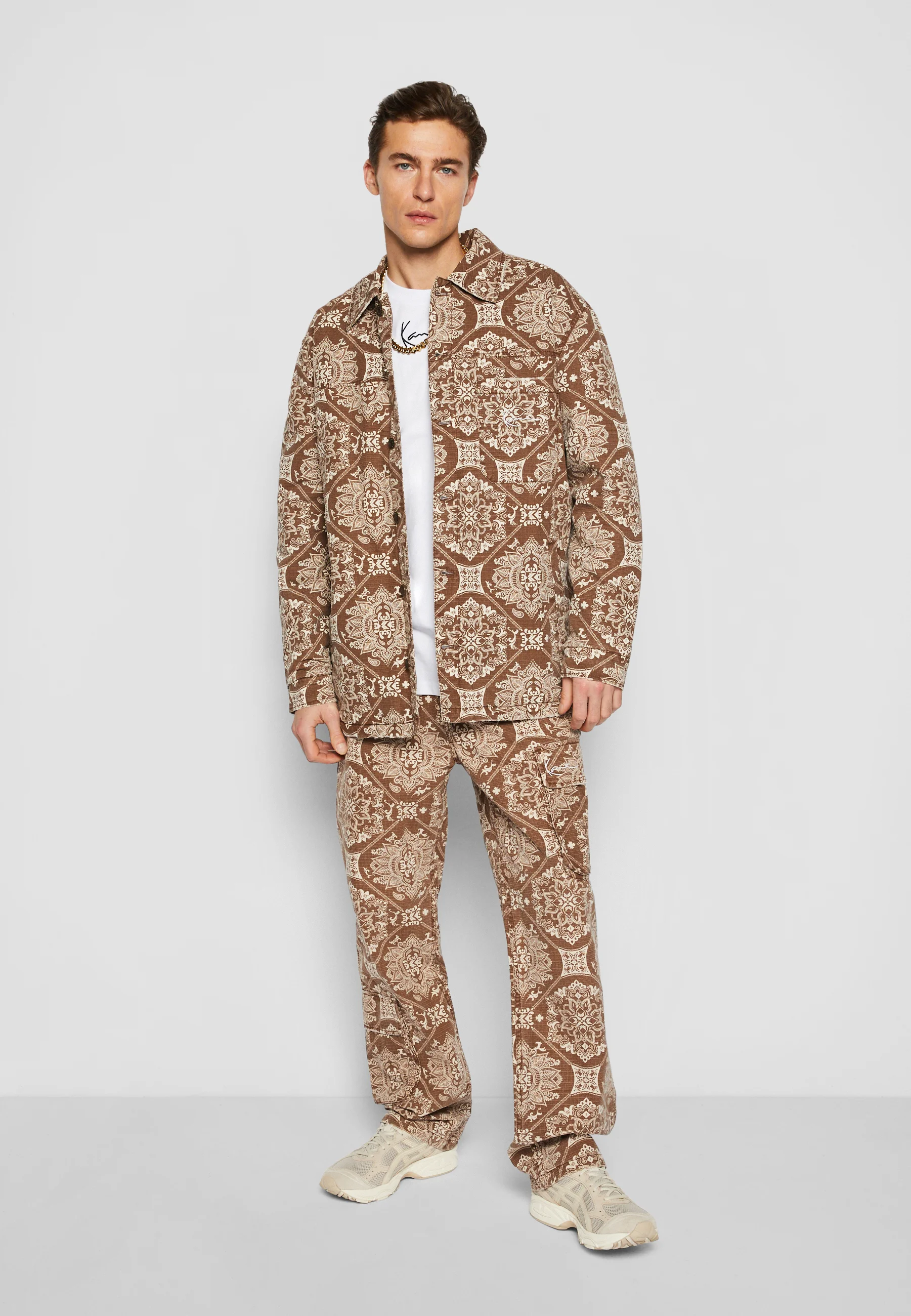 Karl Kani KK CHEST SIGNATURE WASHED STOP- Giacca da mezza stagione