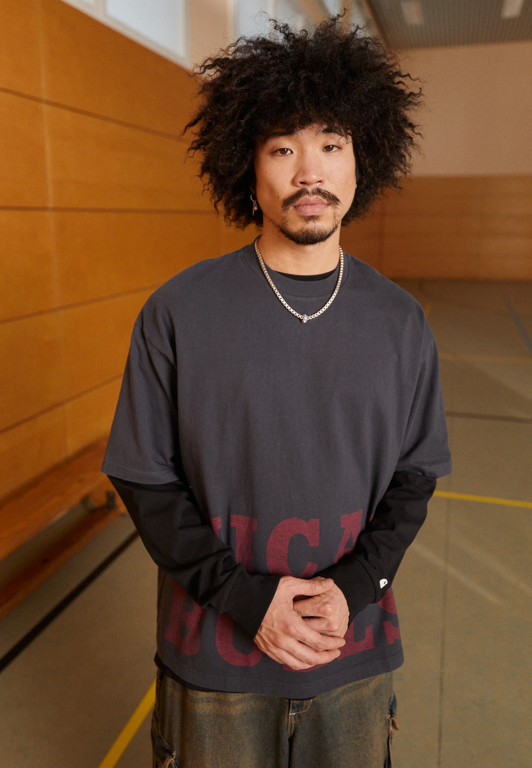 New Era NBA CHICAGO BULLS OVERSIZED T-SHIRT - T-Shirt sport