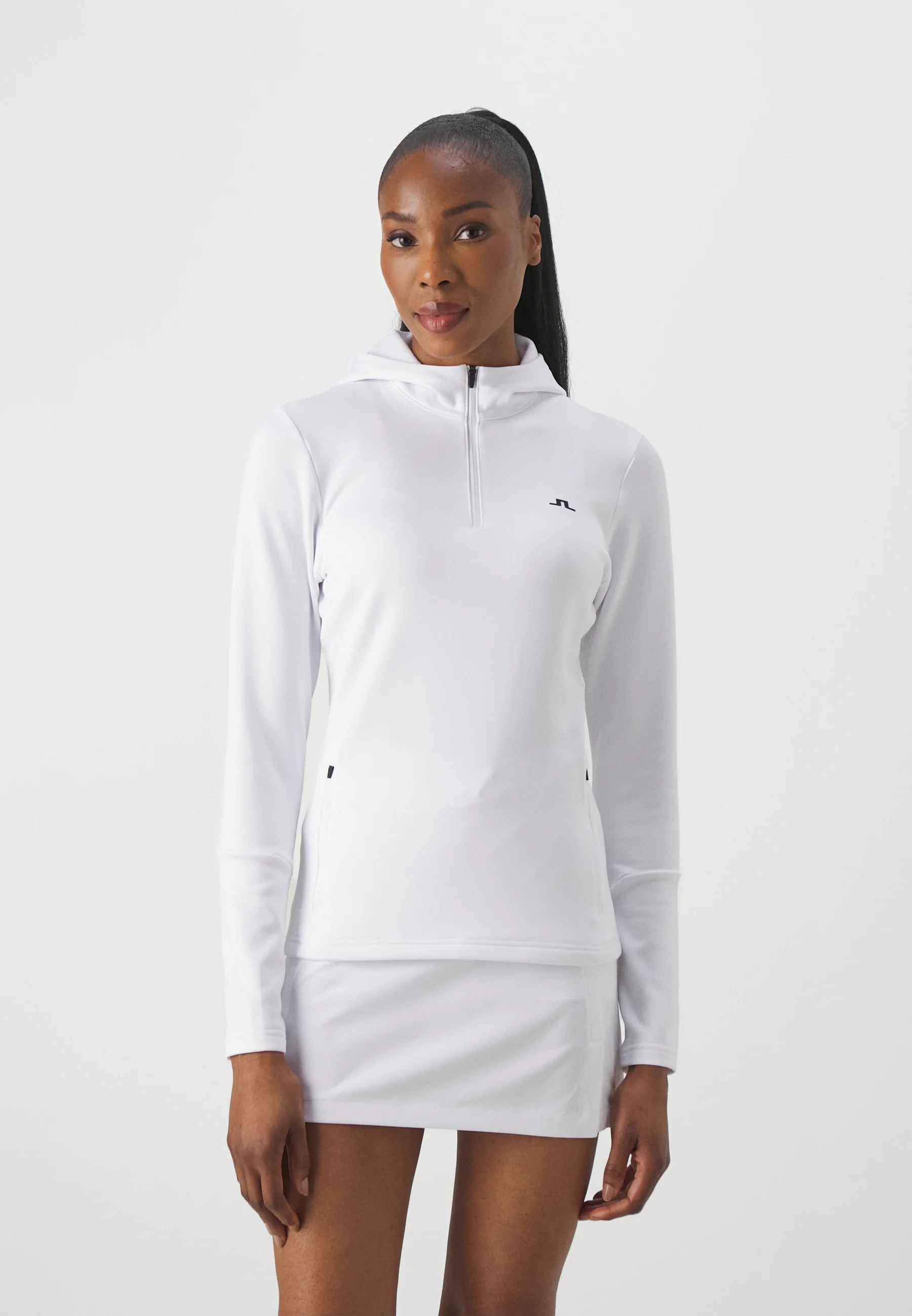 J.LINDEBERG Sports AERIAL QUARTER HOOD - Felpa con cappuccio