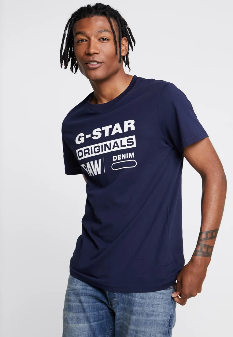 G-Star GRAPHIC LOGO 8 T-SHIRT - T-shirt con stampa