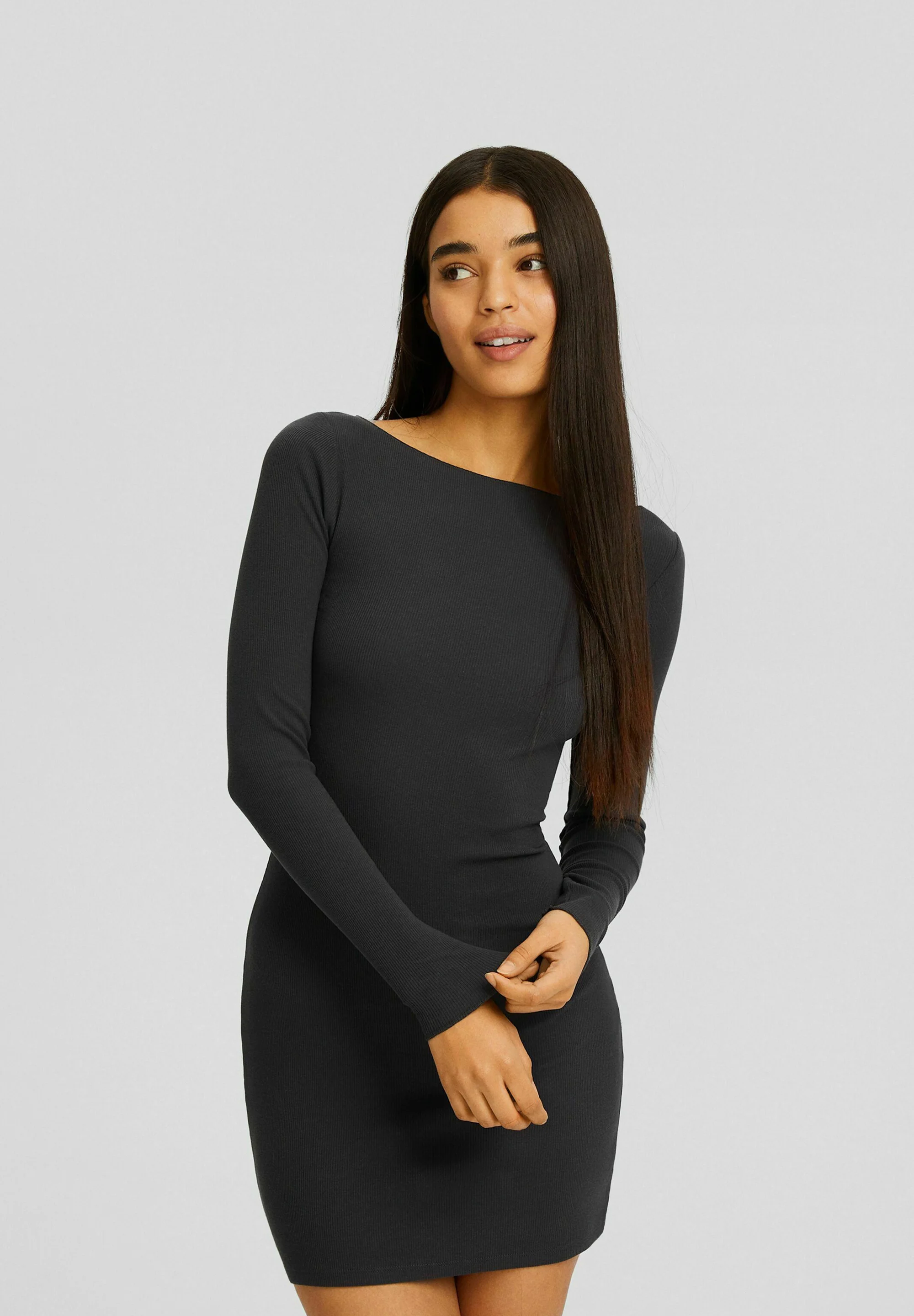 Bershka BOAT NECK - Tubino
