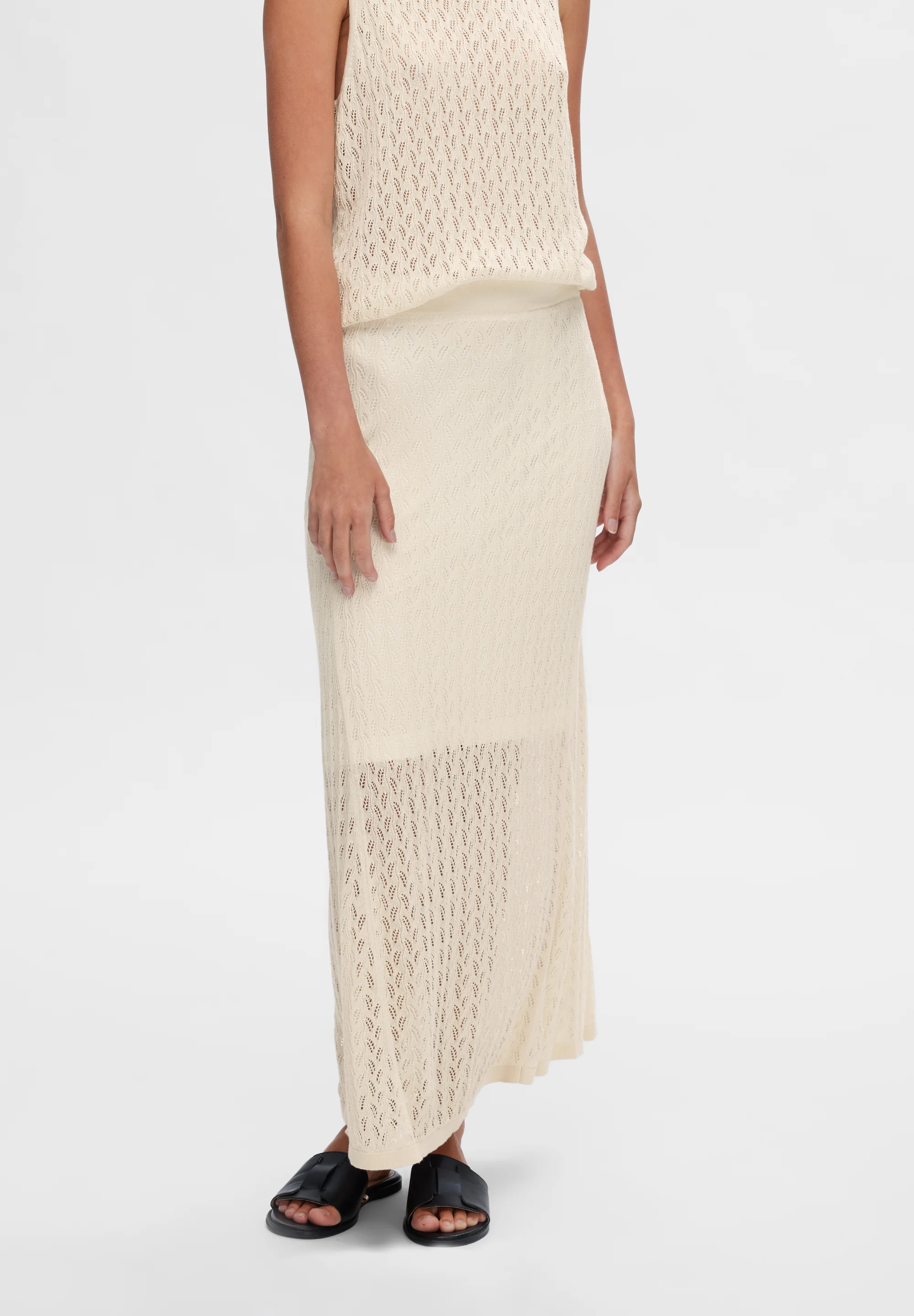 Selected Femme SLFAGNY LONG SKIRT - Gonna a campana