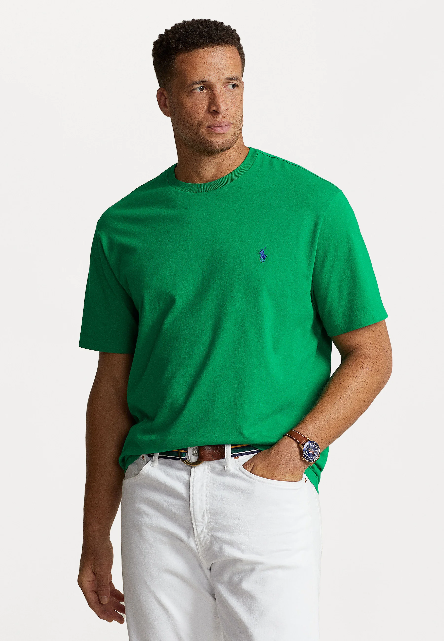 Big & Tall JERSEY CREWNECK T-SHIRT - T-shirt basic