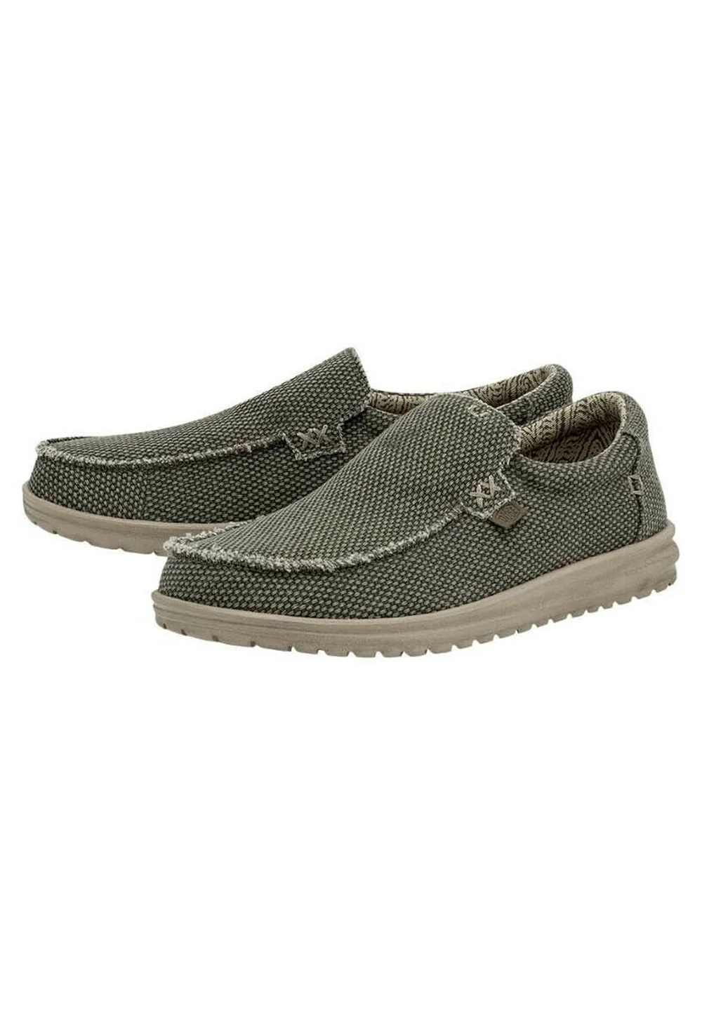 Hey Dude MIKKA BRAIDED 40124 3VE ARMY - Scarpe senza lacci