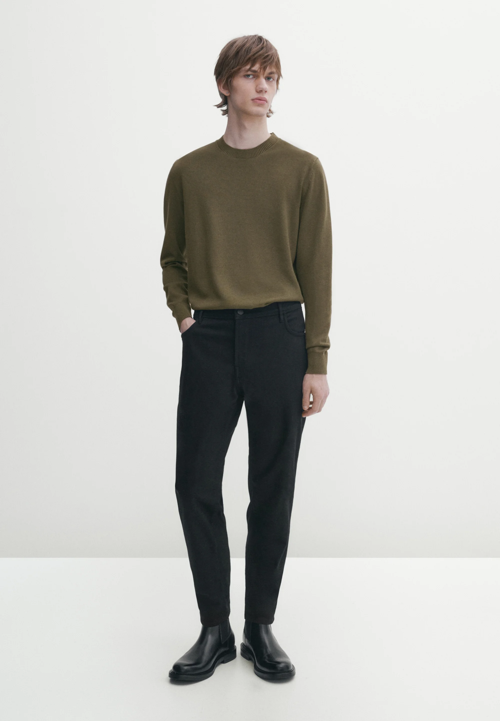 Massimo Dutti WITH CREW NECK - Maglione