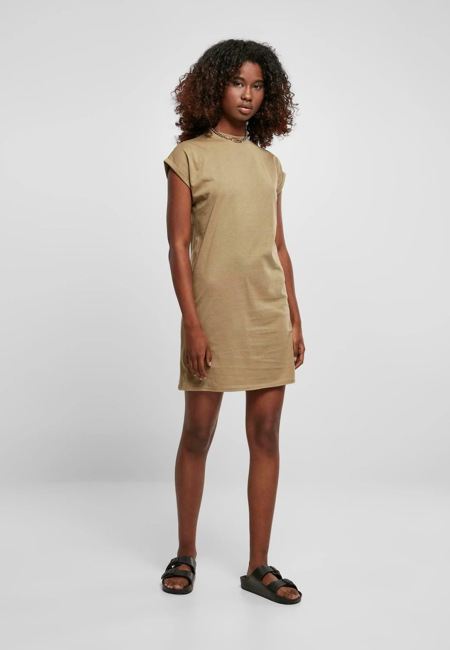 TURTLE EXTENDED SHOULDER - Vestito di maglina