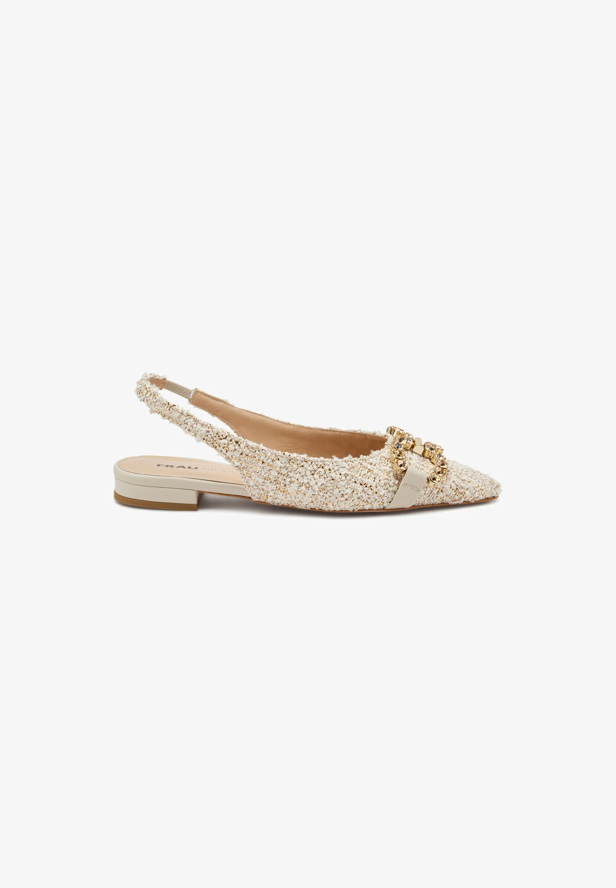 Frau Shoes BEJEWELLED BOUCLÉ - Ballerine