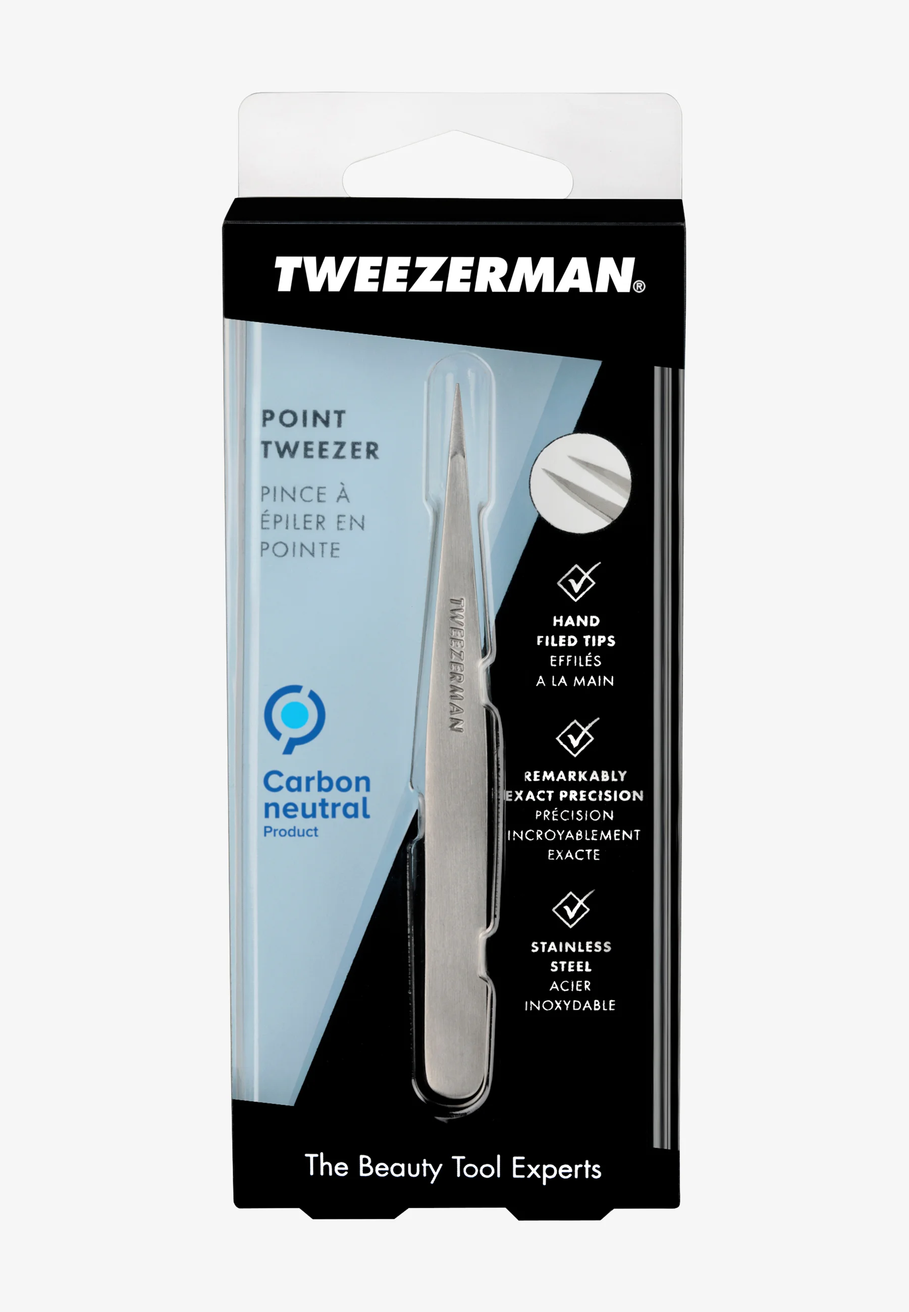 TWEEZERMAN POINT TIP TWEEZERS - Accessori depilazione