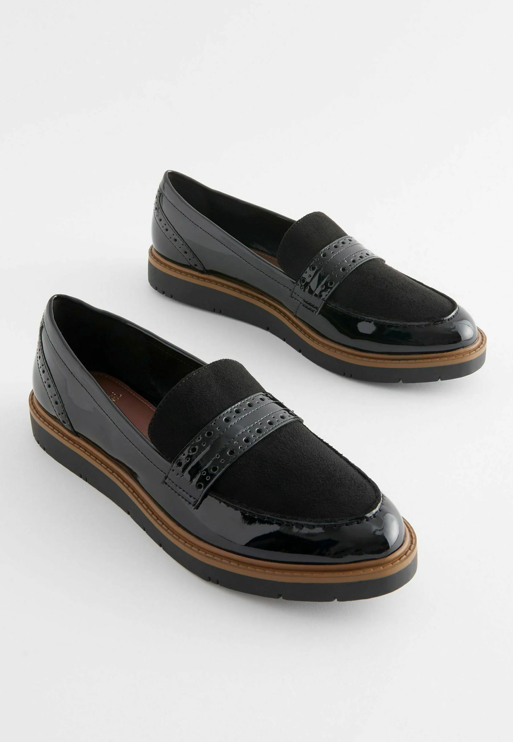 Next FOREVER COMFORT® BROGUE DETAIL CHUNKY - Mocassini