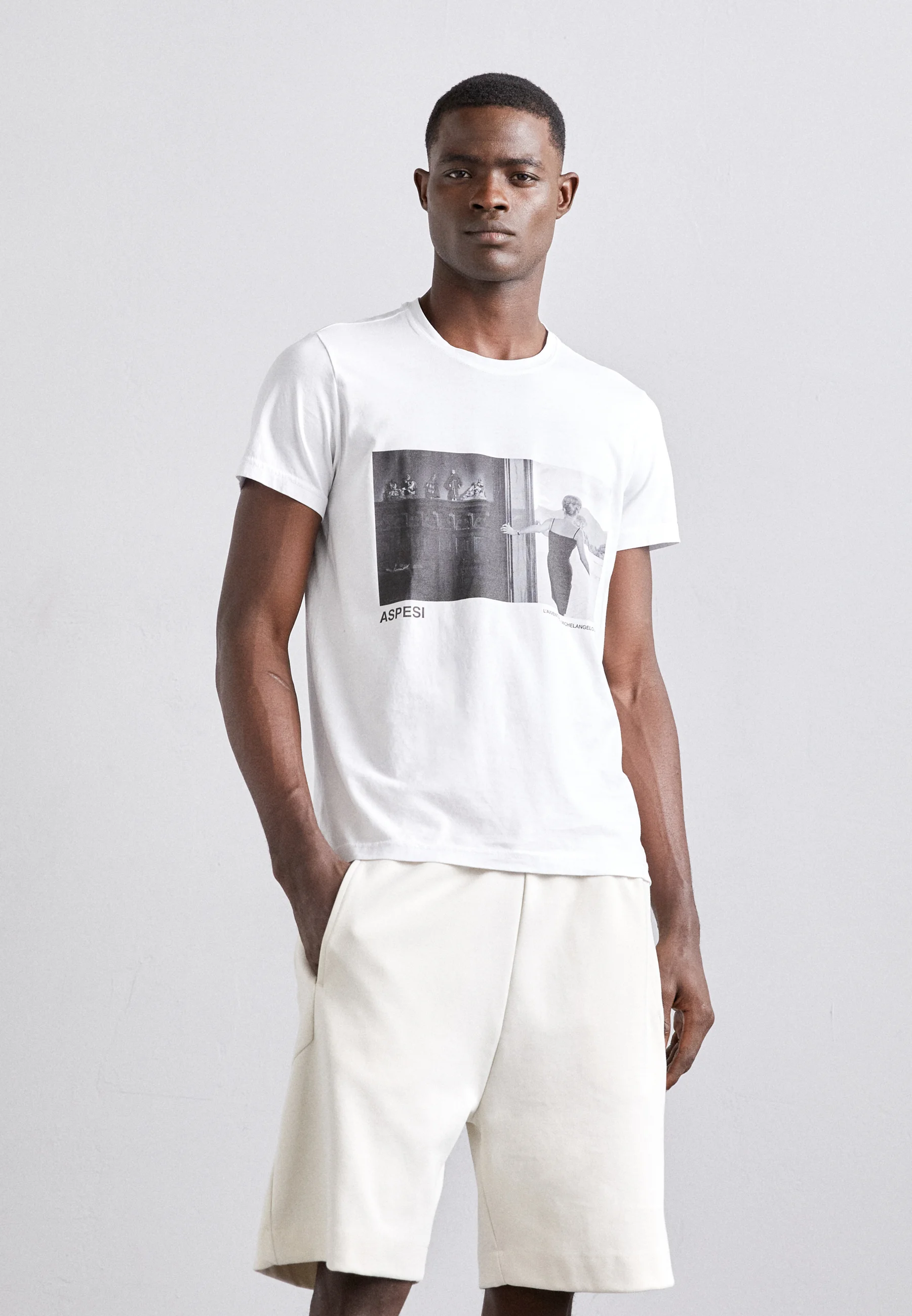 ASPESI EXCLUSIVE CINEMA CLUB UNISEX - T-shirt con stampa