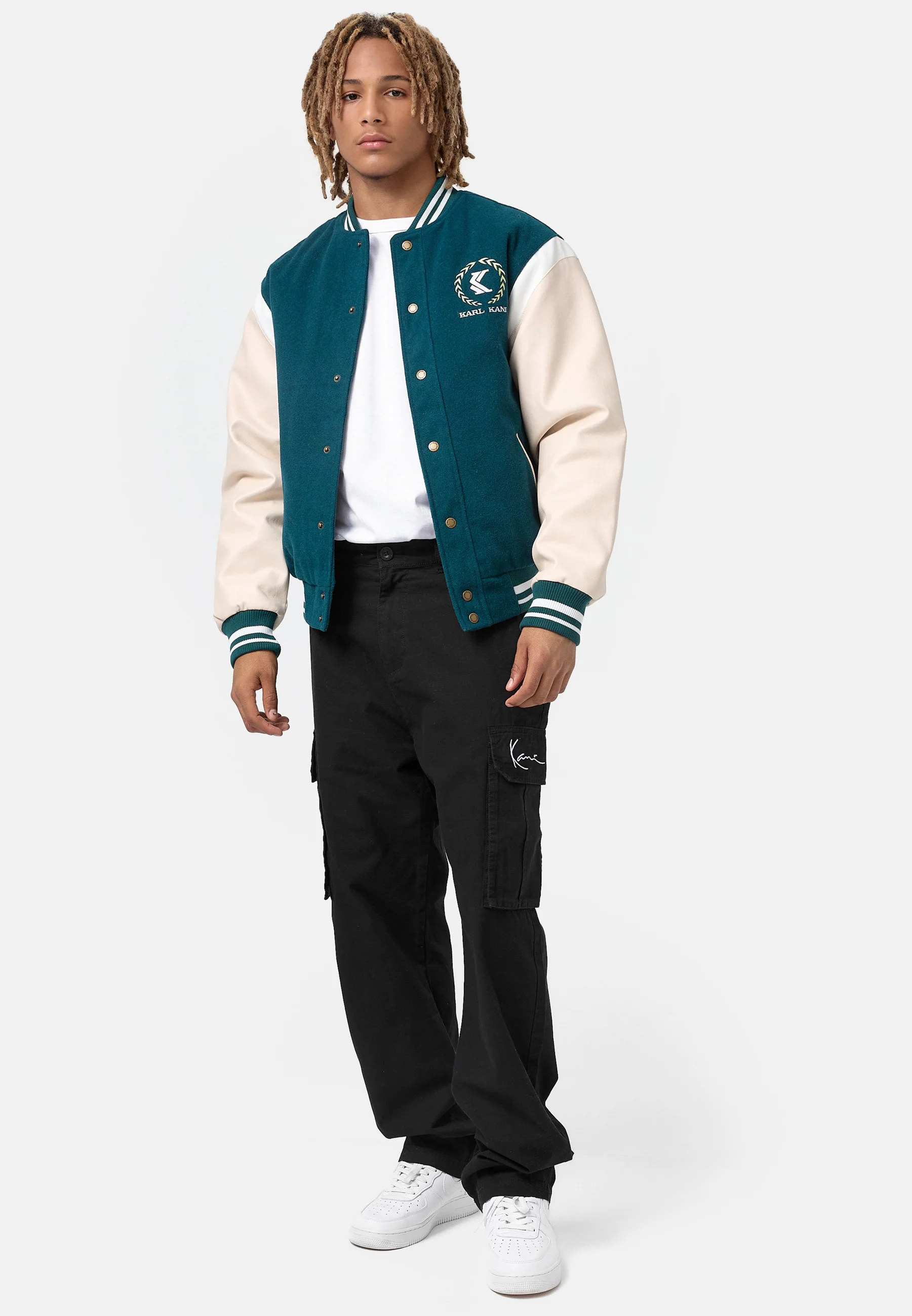 Karl Kani RETRO EMBLEM COLLEGE JACKET- Giubbotto Bomber