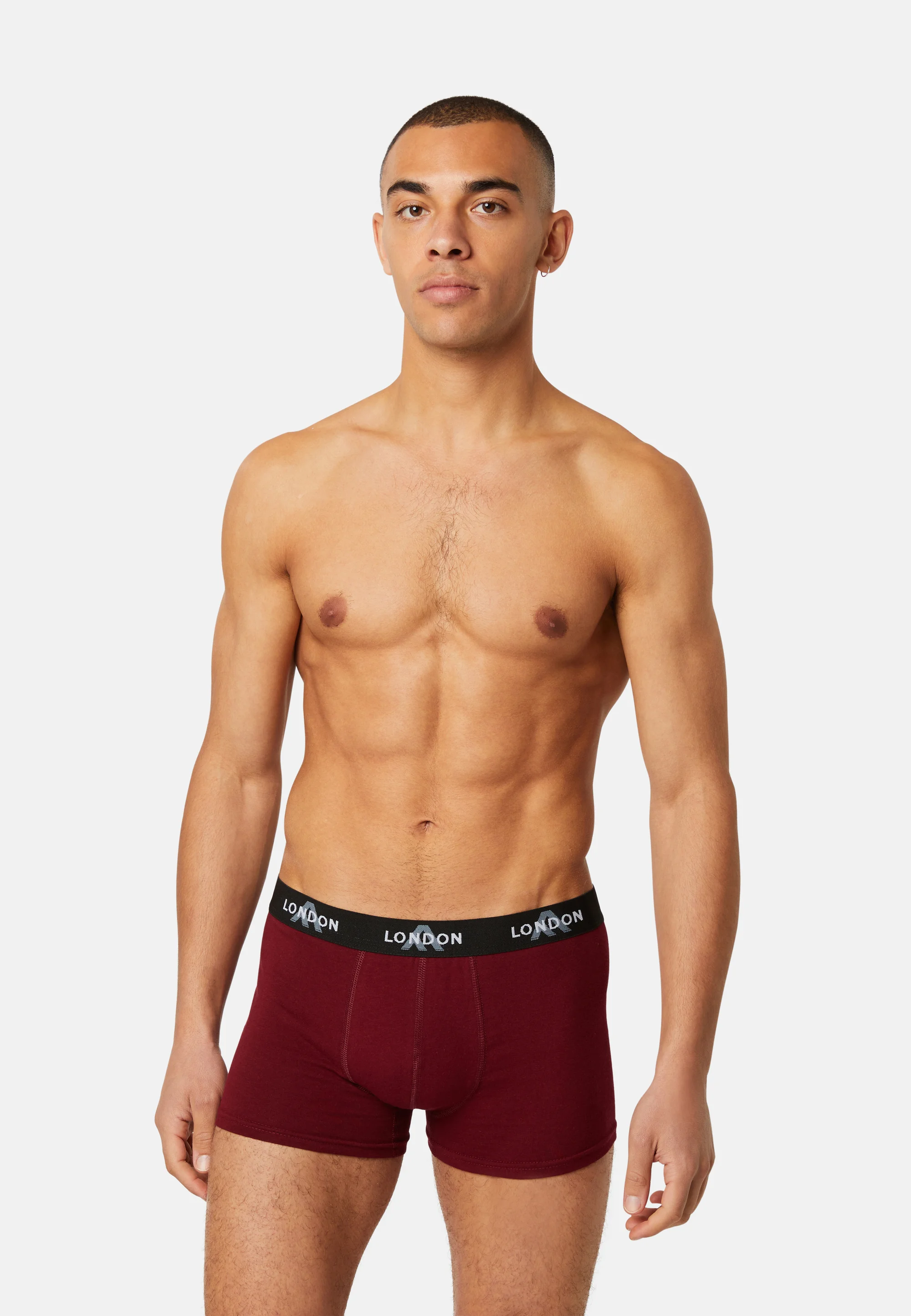 FM London 8-PACK FITTED HIPSTERS BOXER SHORTS - Culotte
