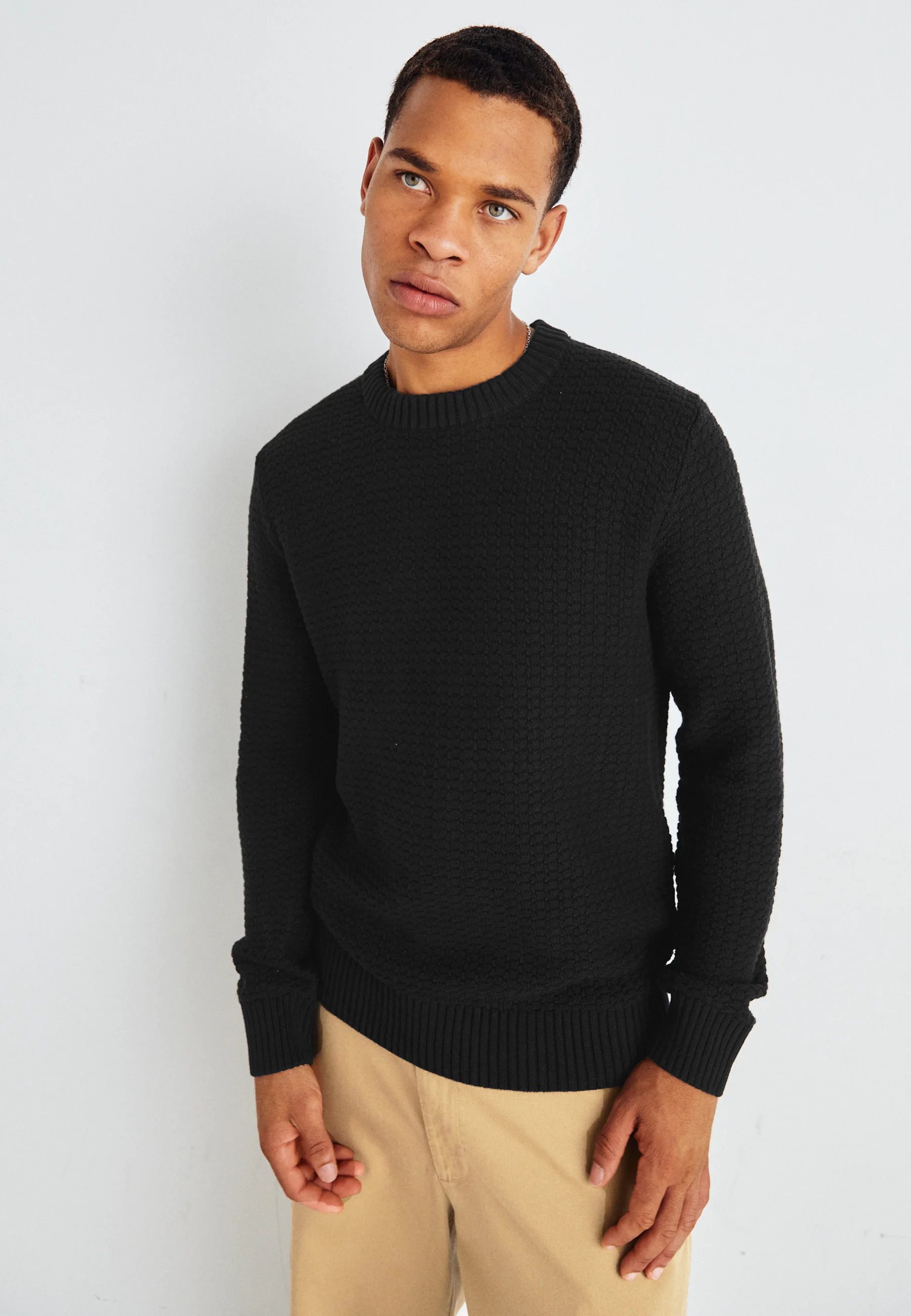 Selected Homme SLHTHIM STRUCTURE CREW NECK- Maglione