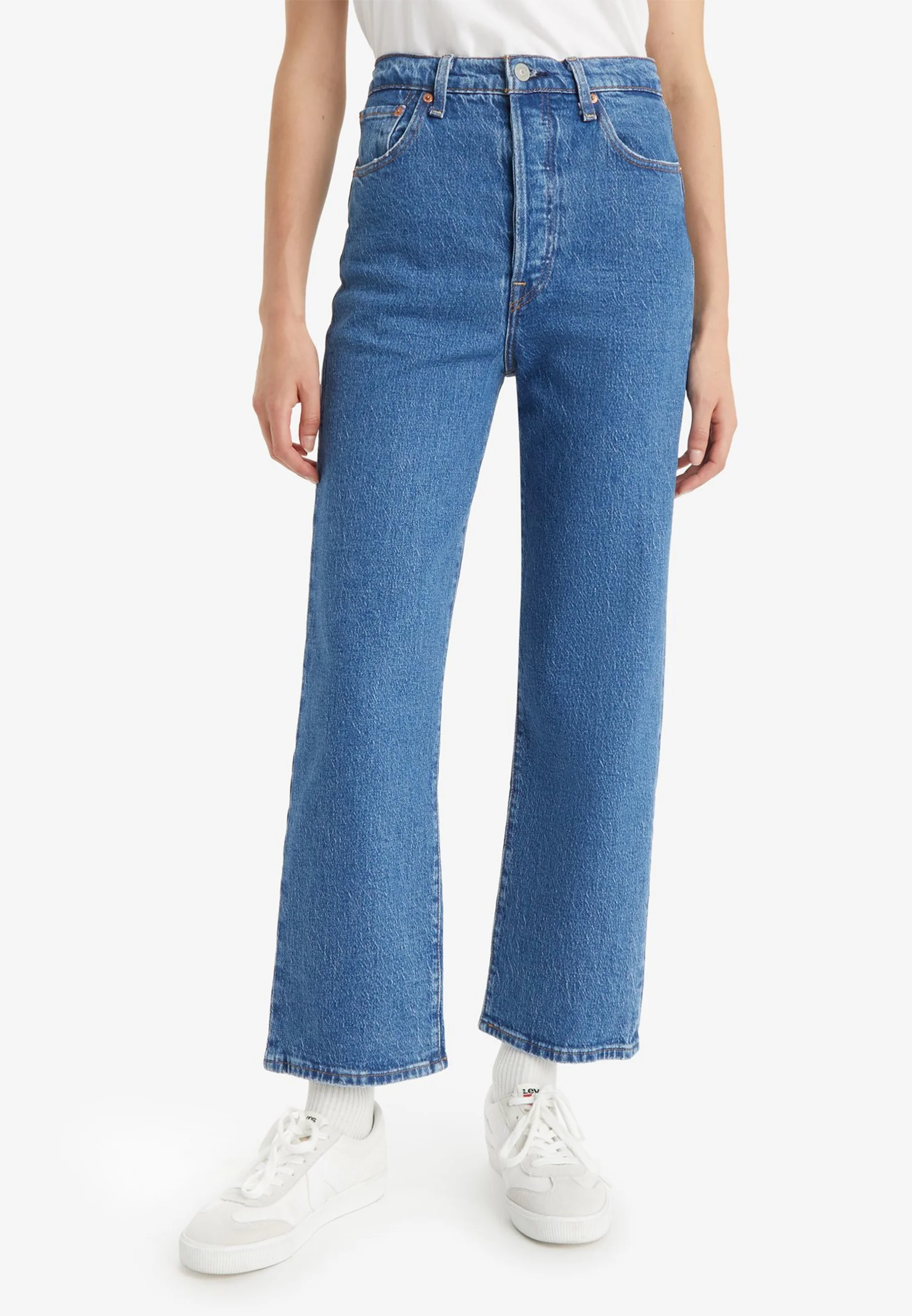 RIBCAGE STRAIGHT ANKLE - Jeans a sigaretta