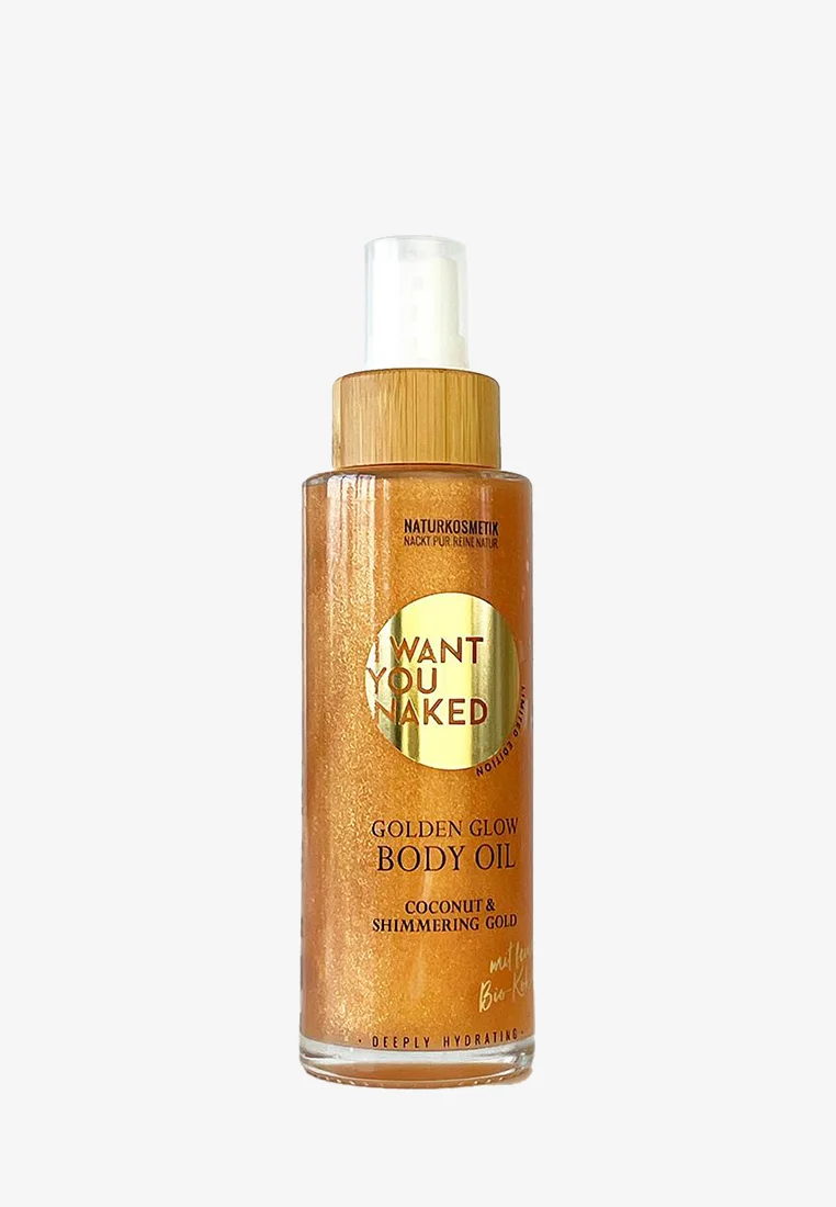 I WANT YOU NAKED GOLDEN GLOW BODY OIL - Olio corpo