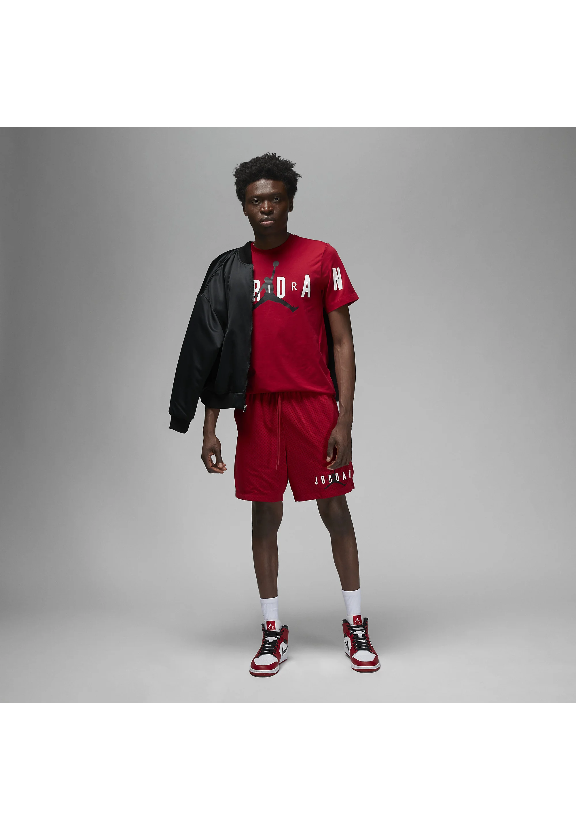M J JD AIR STRETCH SS CREW - T-shirt con stampa