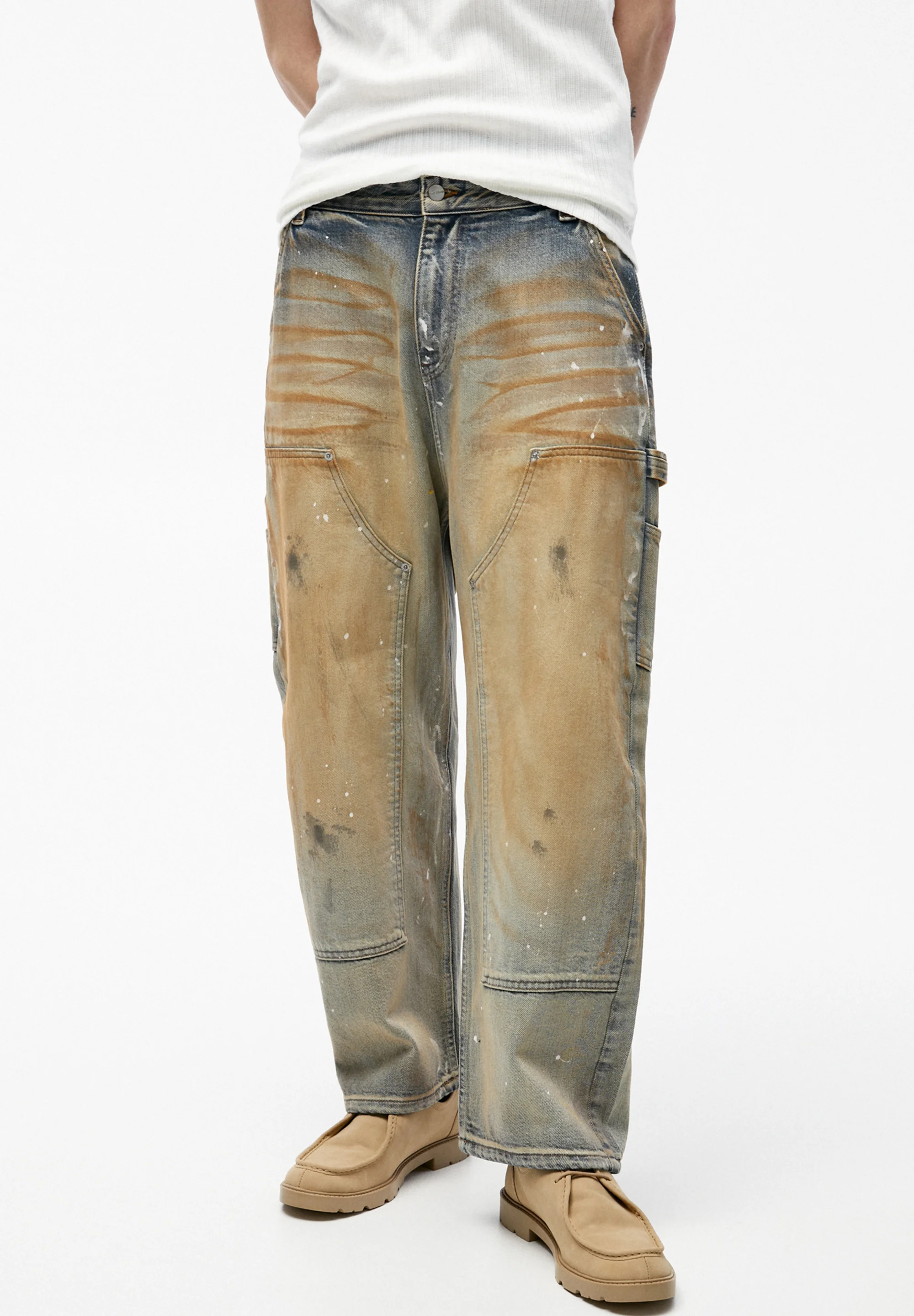 PULL&BEAR WASHED - Jeans baggy