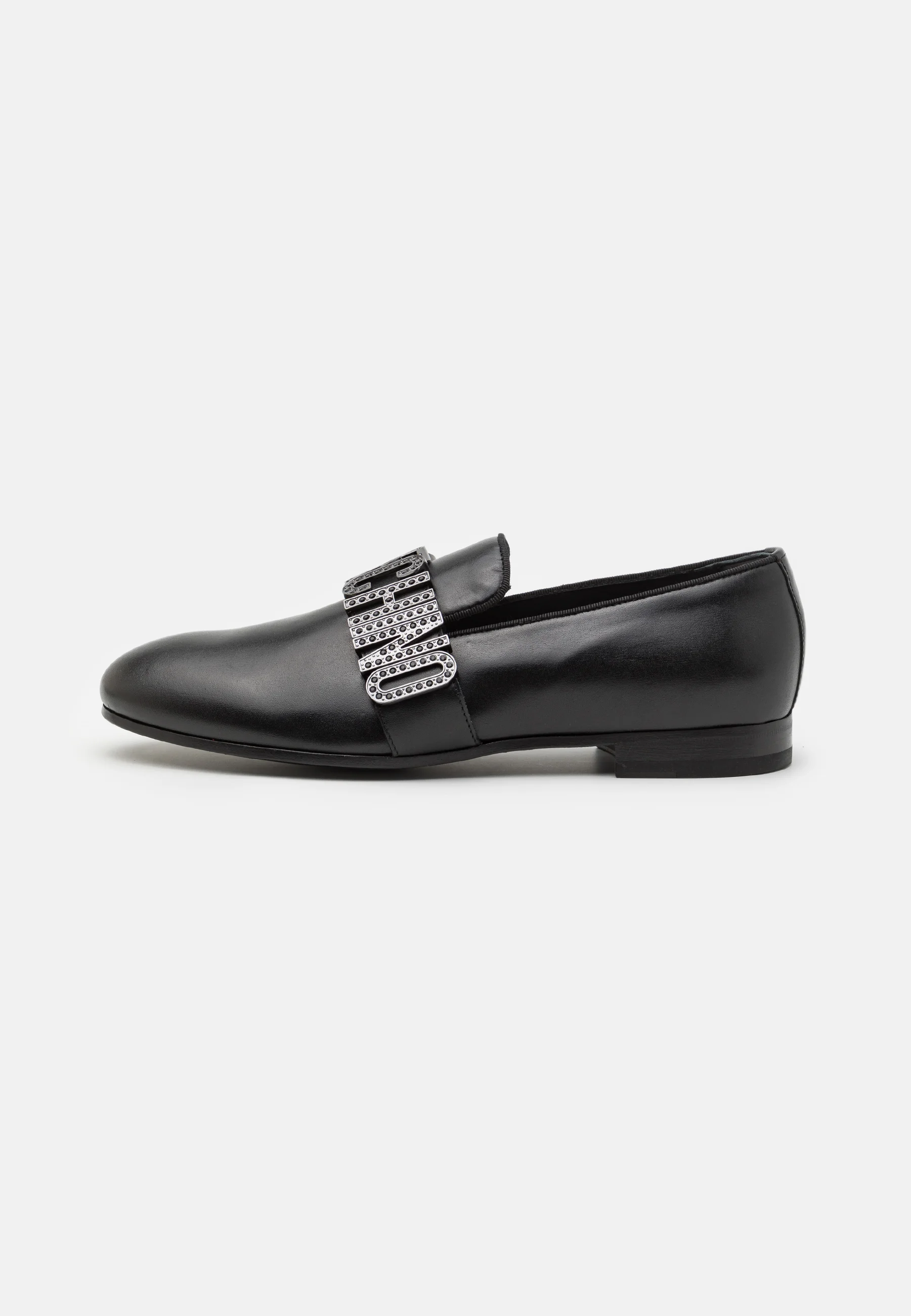 MOSCHINO METAL LETTERING - Scarpe senza lacci