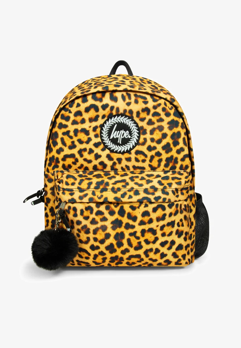 Hype HYPE RUCKSACK - LEOPARD POM POM - Zaino