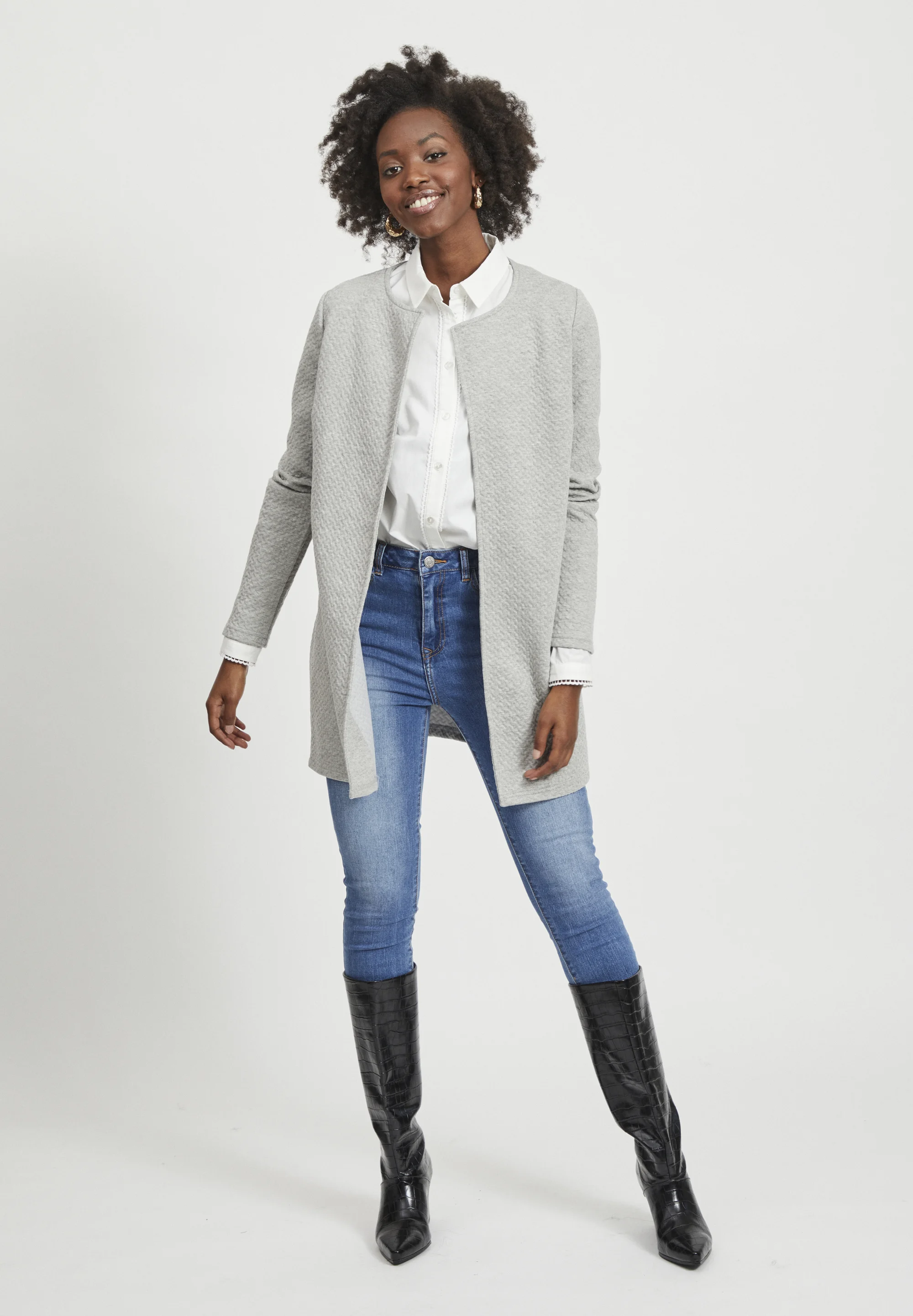 VINAJA NEW LONG JACKET - Cardigan