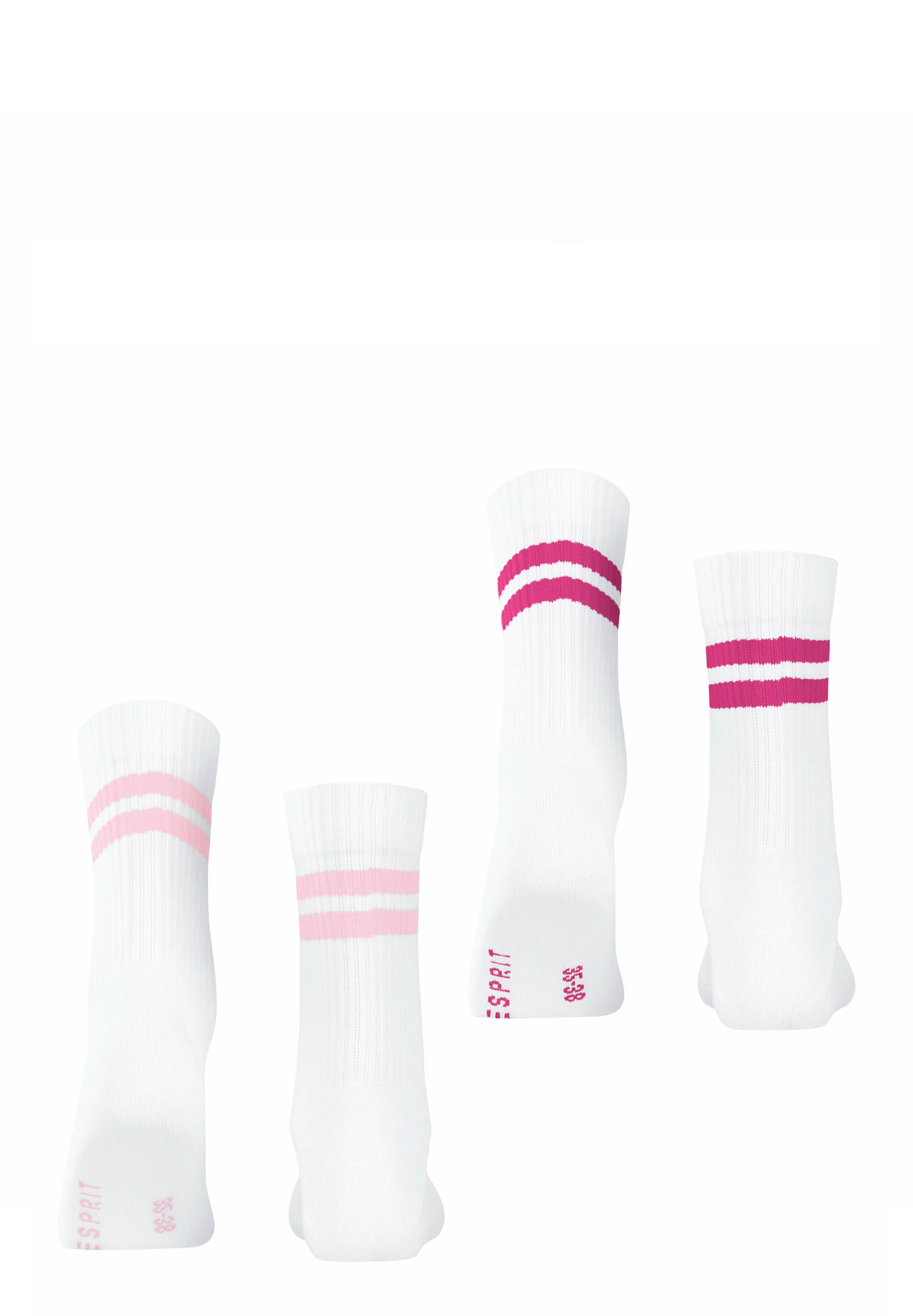Tennis Stripe 2-Pack with pattern - Calze sportive