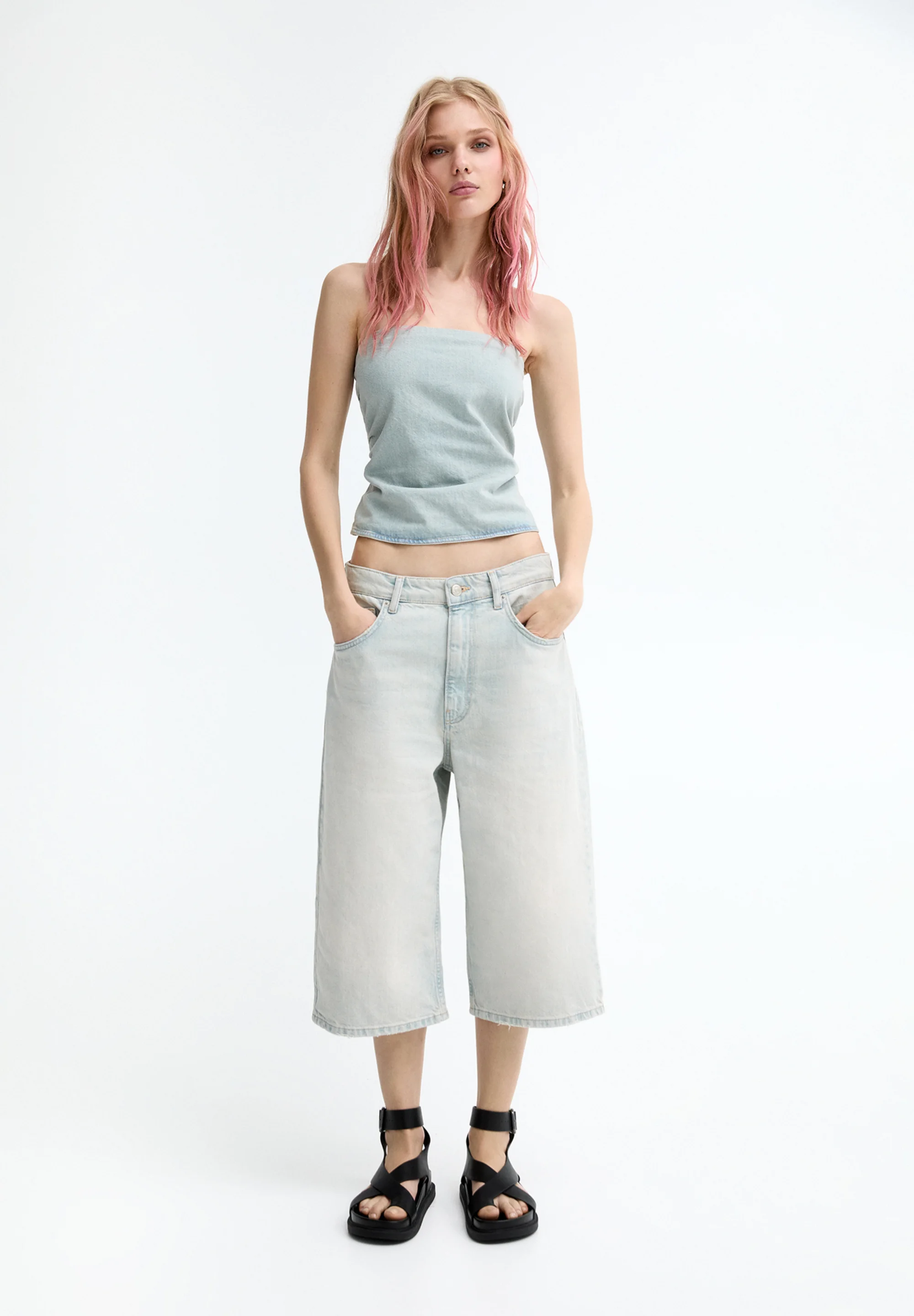 PULL&BEAR Shorts di jeans