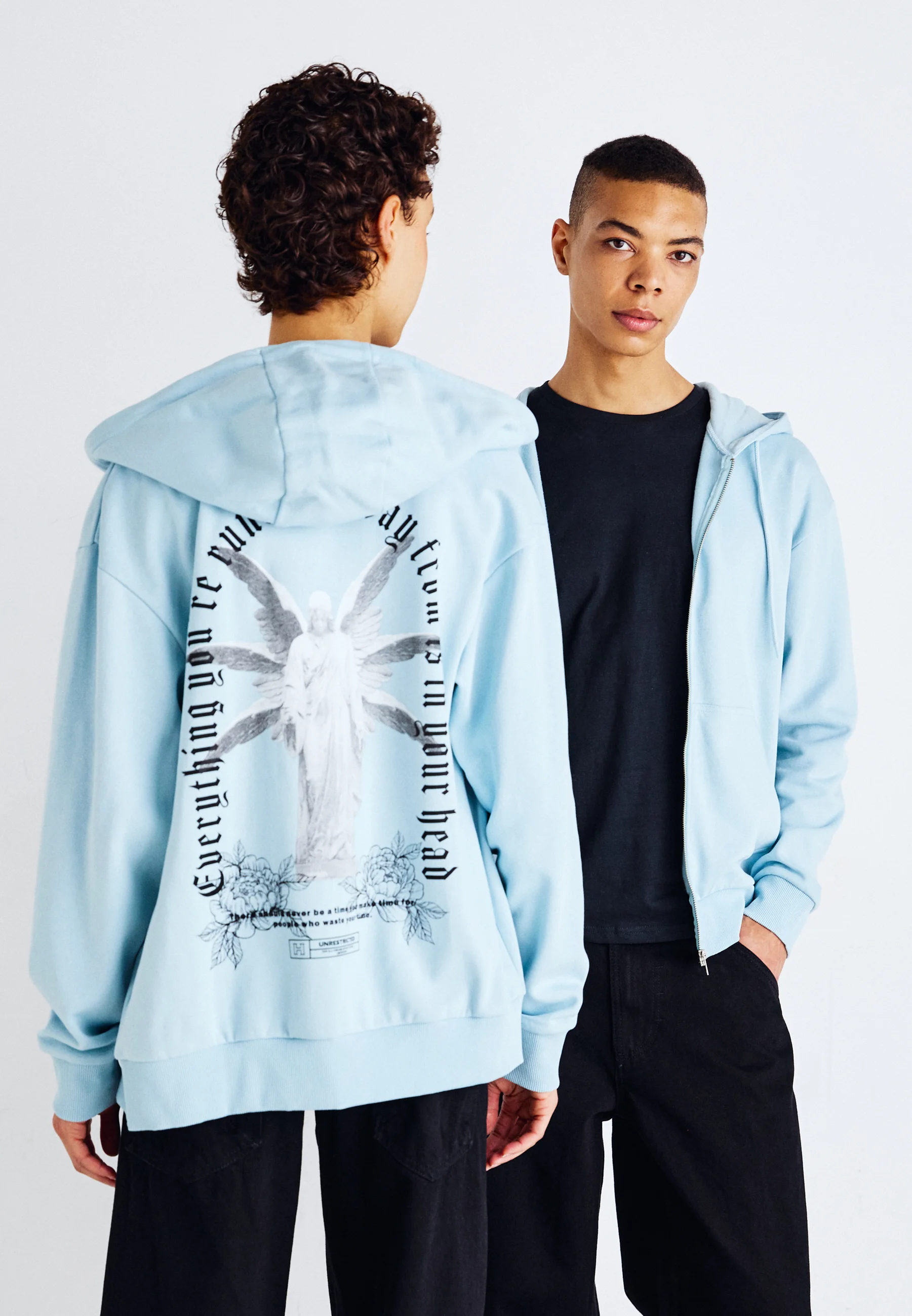 Jack & Jones JORANGUS ZIP HOOD UNISEX - Felpa con zip