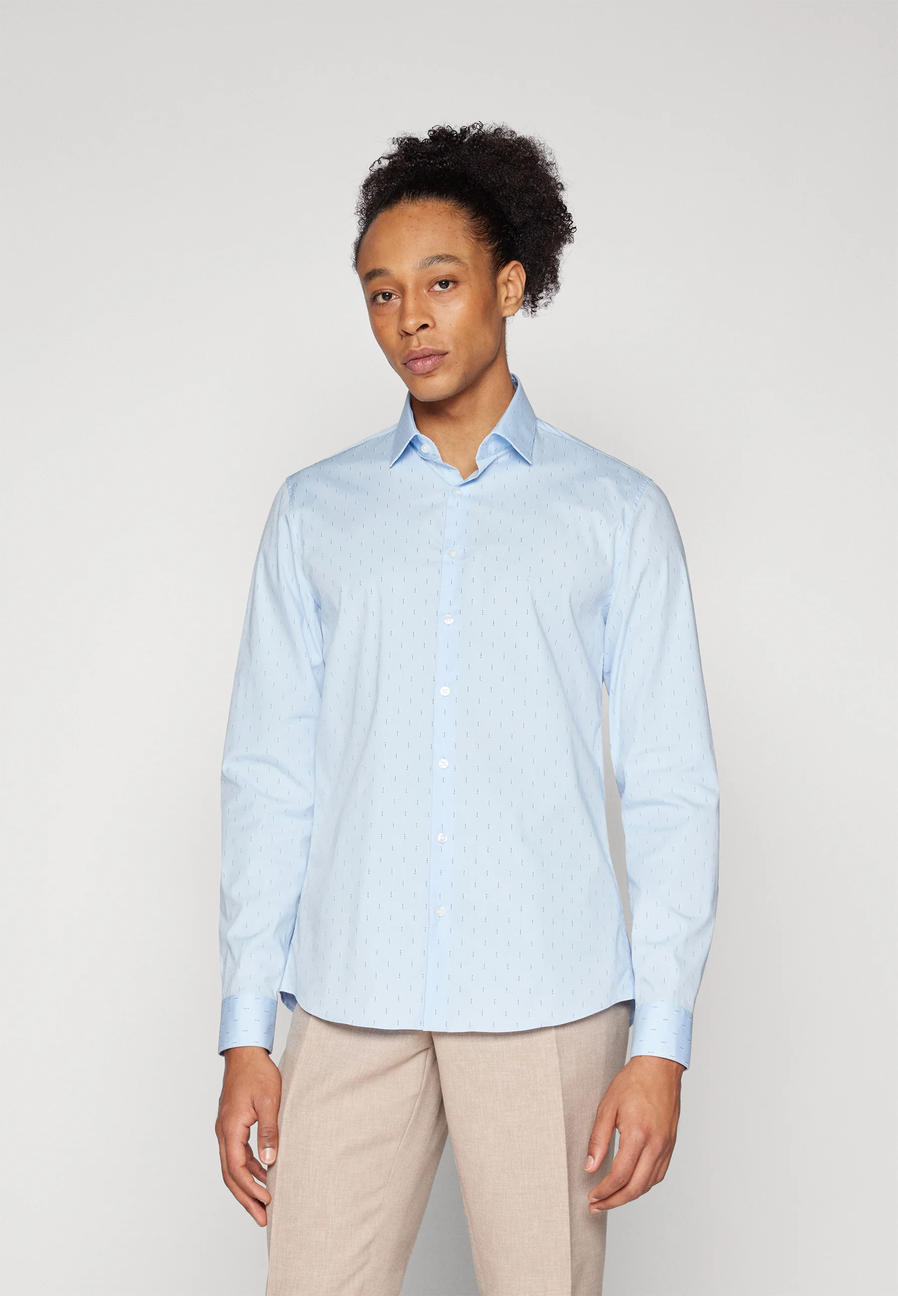 LEAF PRINT SLIM SHIRT - Camicia elegante