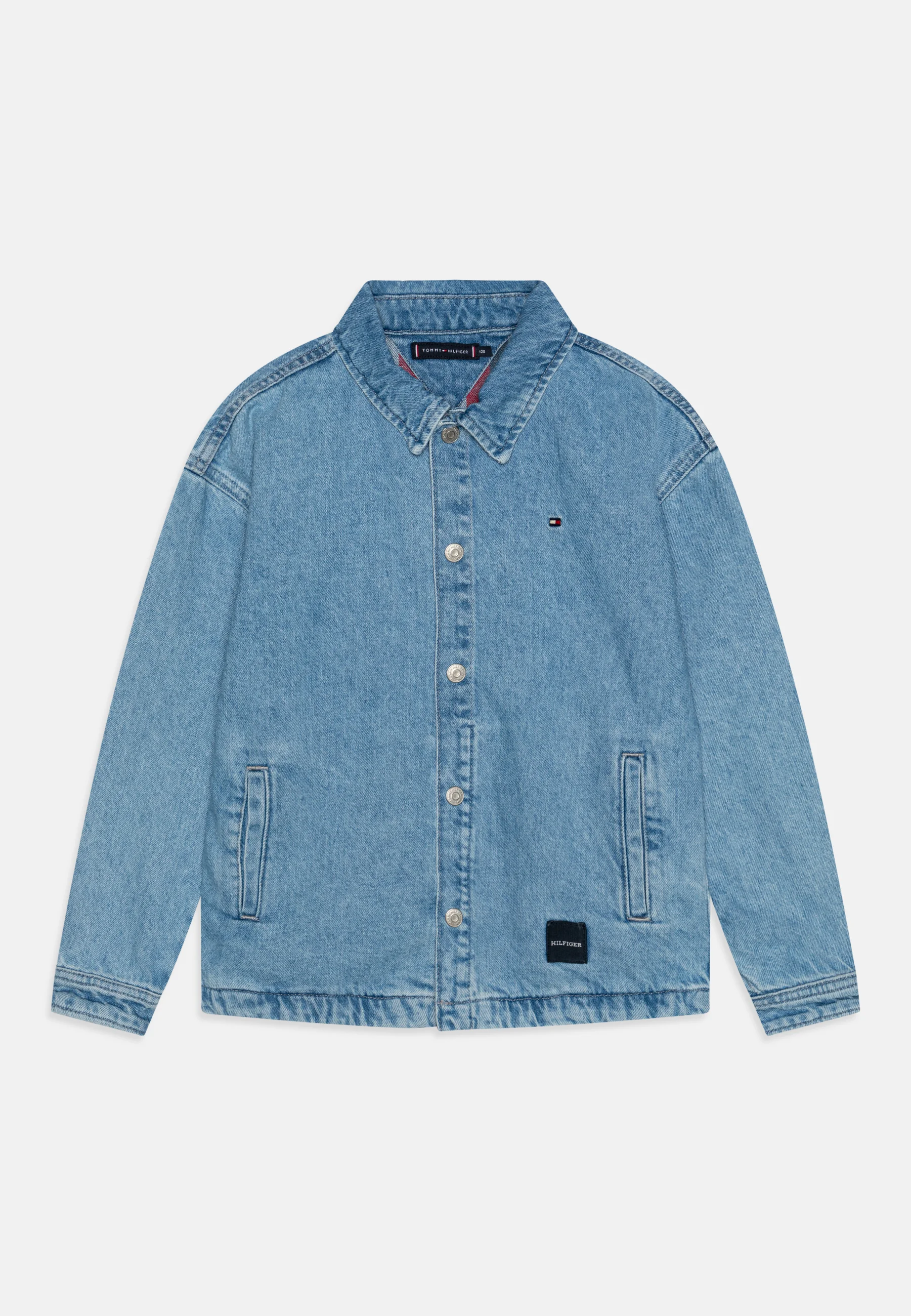 OVERSHIRT WORN MID WASH - Giacca di jeans