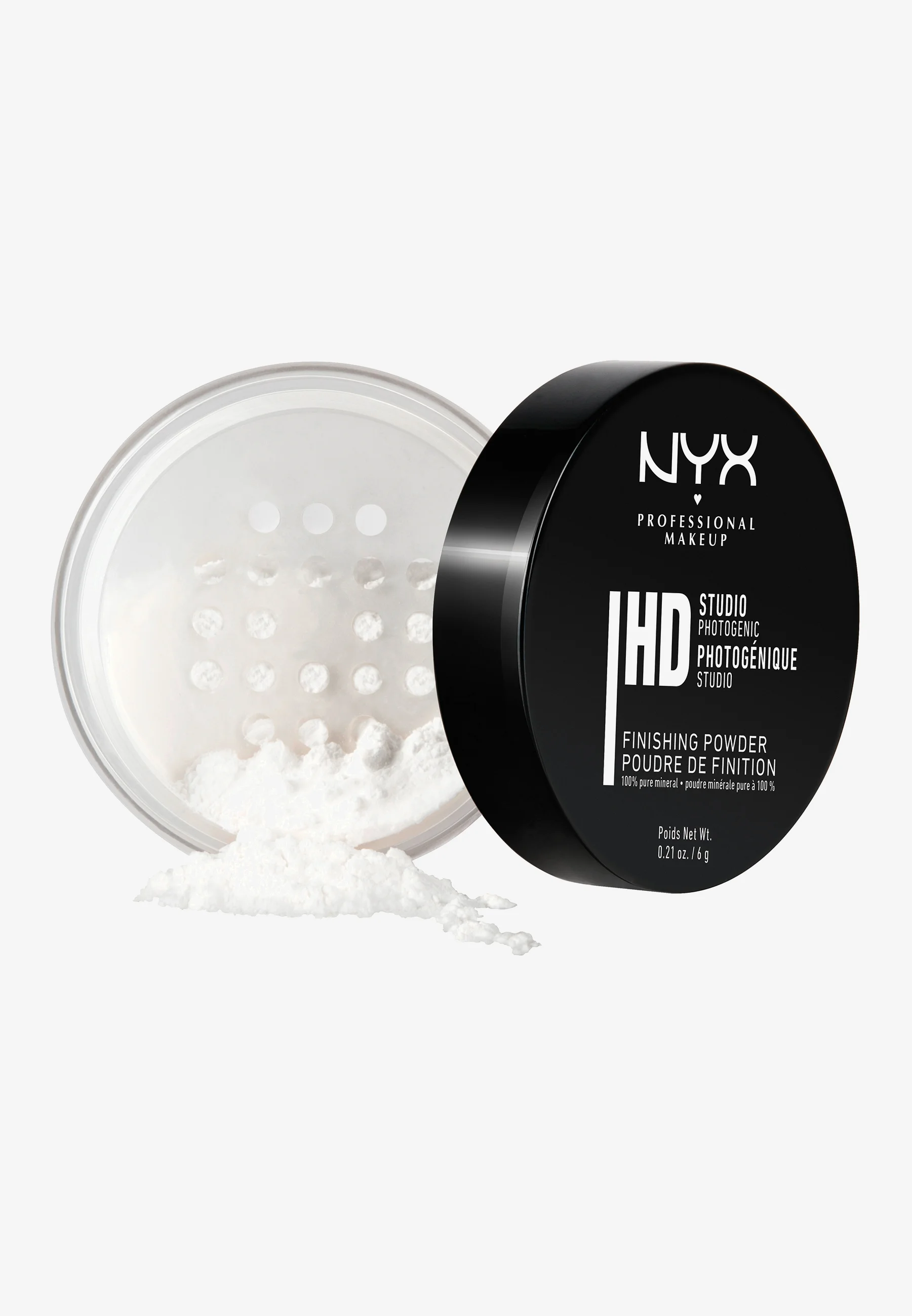 NYX Professional Makeup NYX PROFESSIONAL MAKEUP STUDIO FINISHING POWDER - MINERALISCHES, LOSES FIXIERPUDER FÜR EIN EBENMÄSSIGES, MATTES FINISH, TRANSPARENT - Cipria