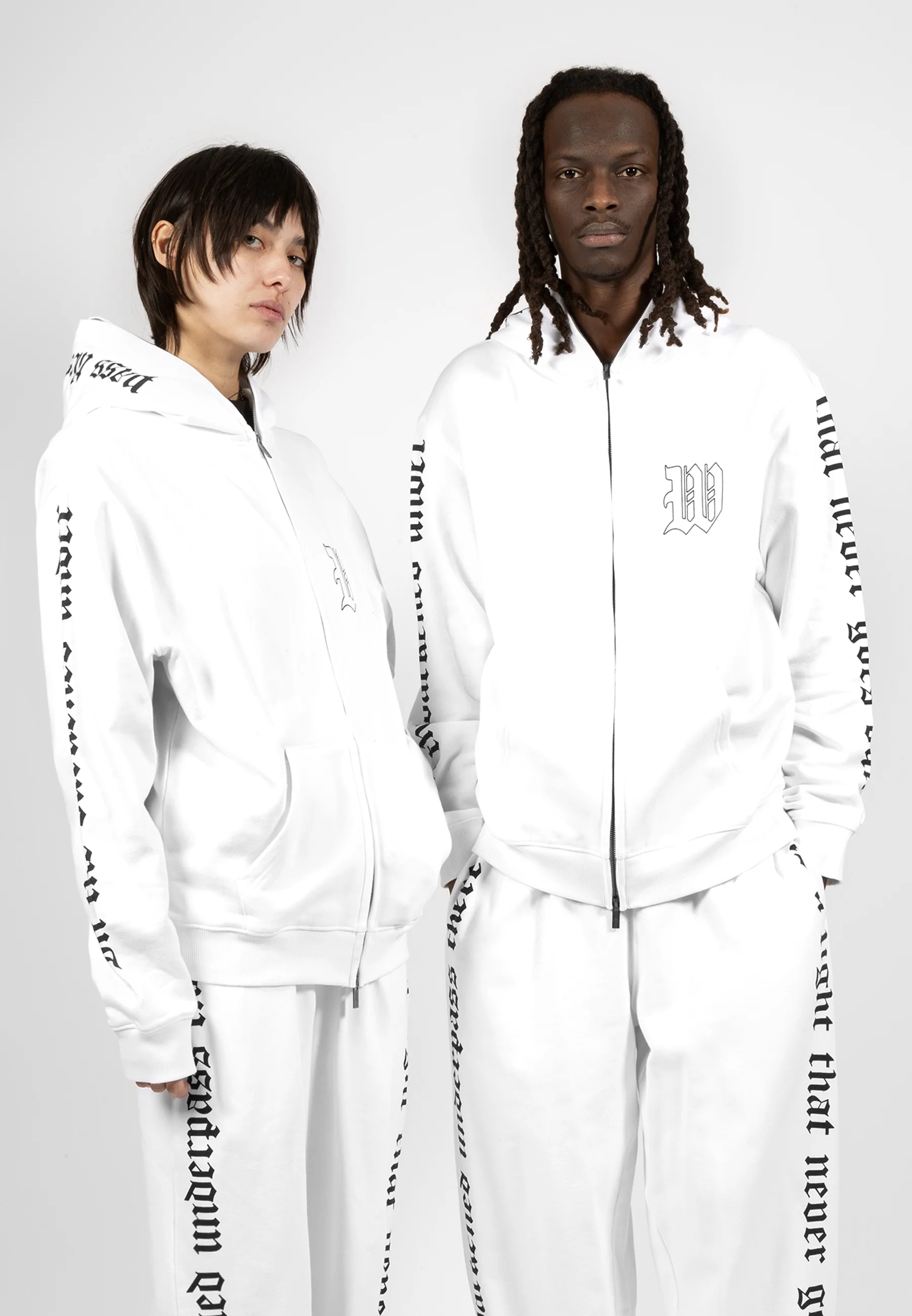 Wasted Paris HOODIE FULL ZIP MERCY UNISEX - Felpa con zip