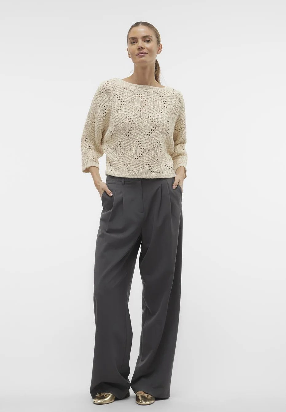 Vero Moda VMGIGI BOATNECK - Maglione