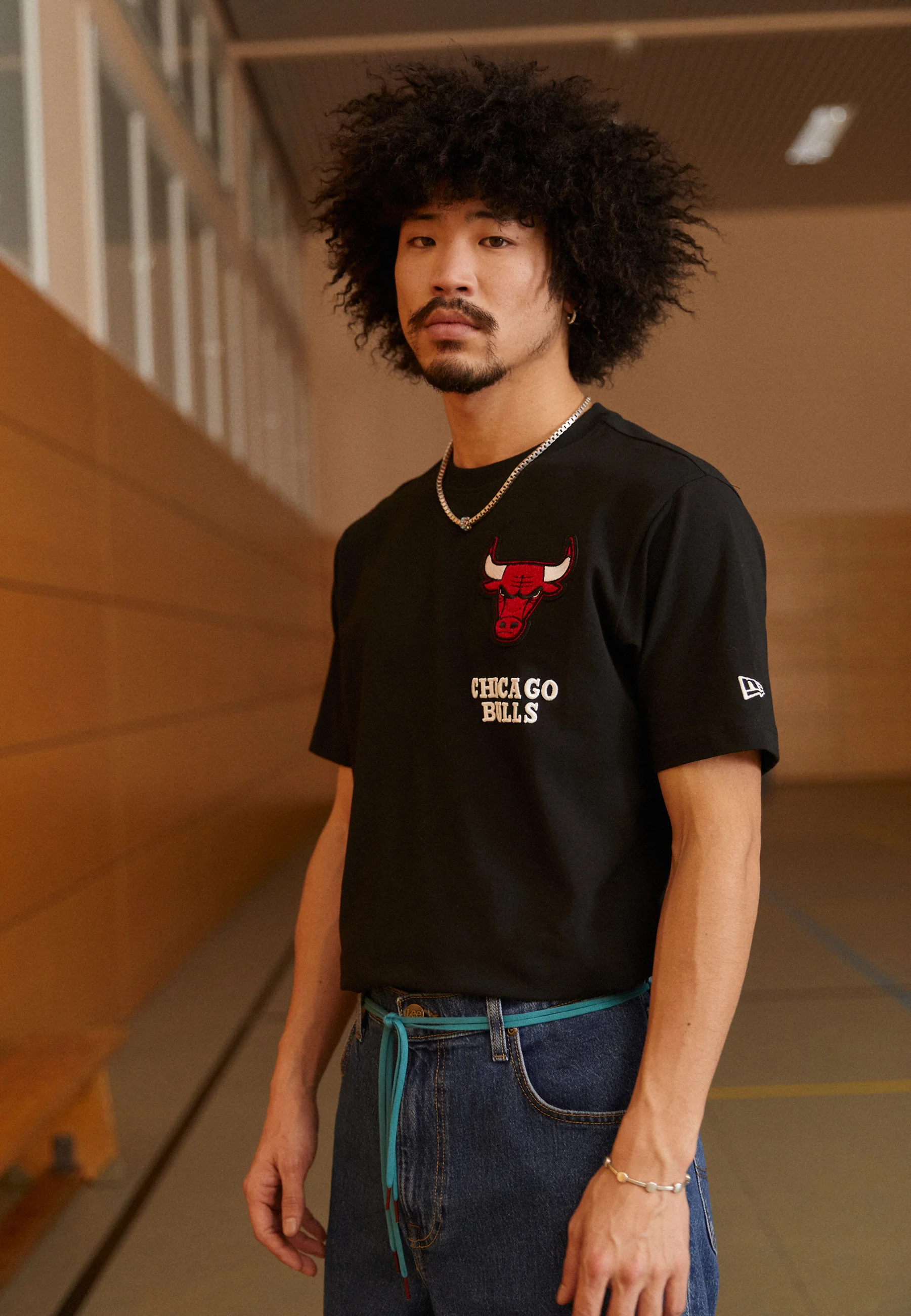 New Era NBA CHICAGO BULLS LOGO SELECT TEE - Squadra