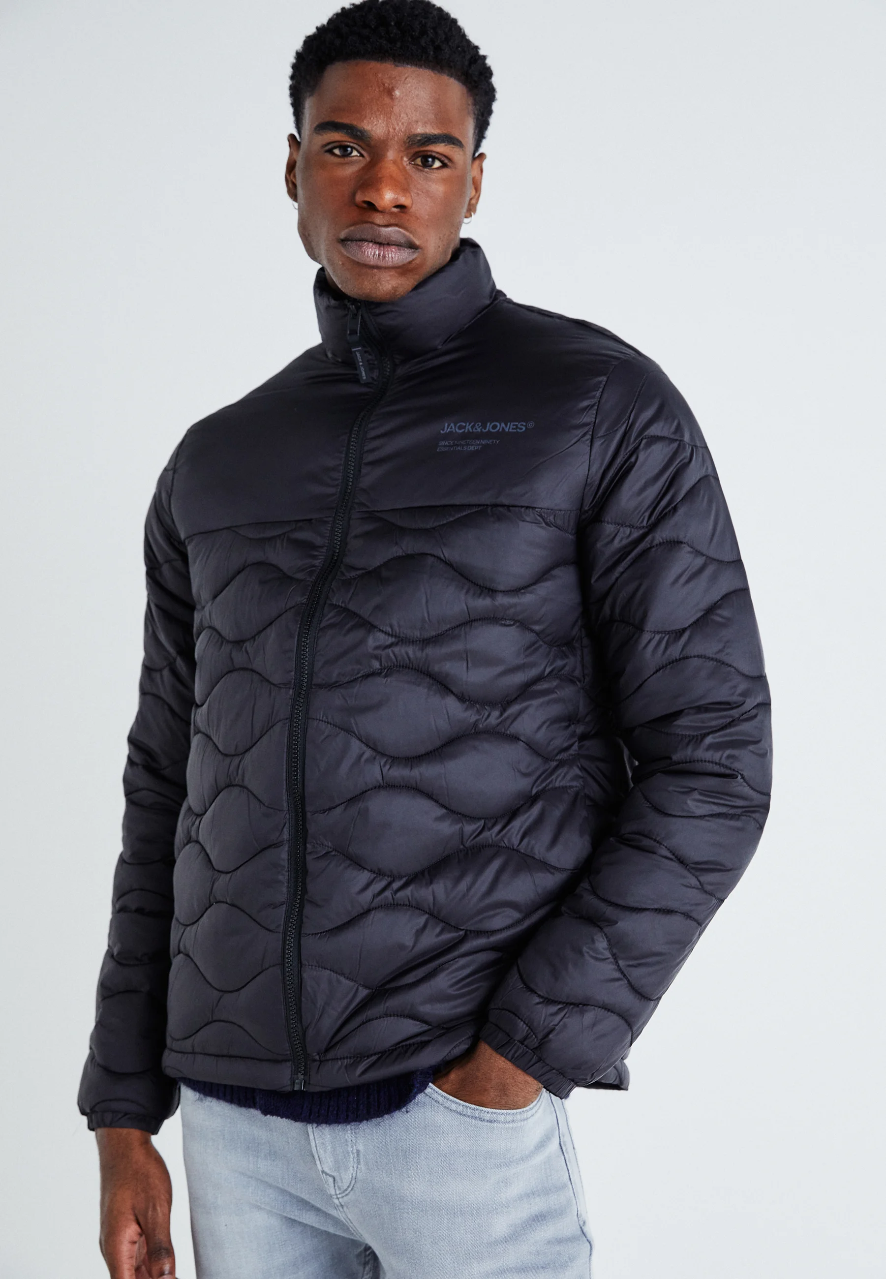 Jack & Jones JJENOAH PUFFER COLLAR - Giacca da mezza stagione