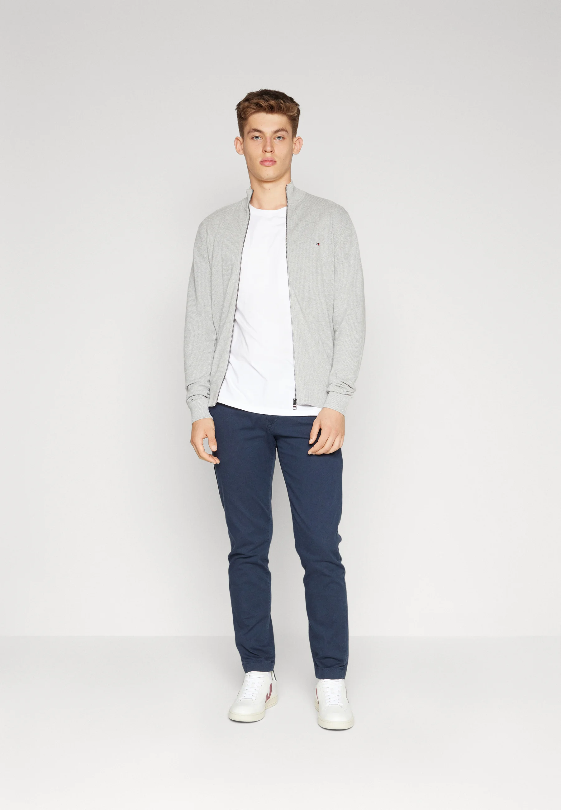 CHAIN RIDGE STRUCTURE ZIP THRU - Cardigan