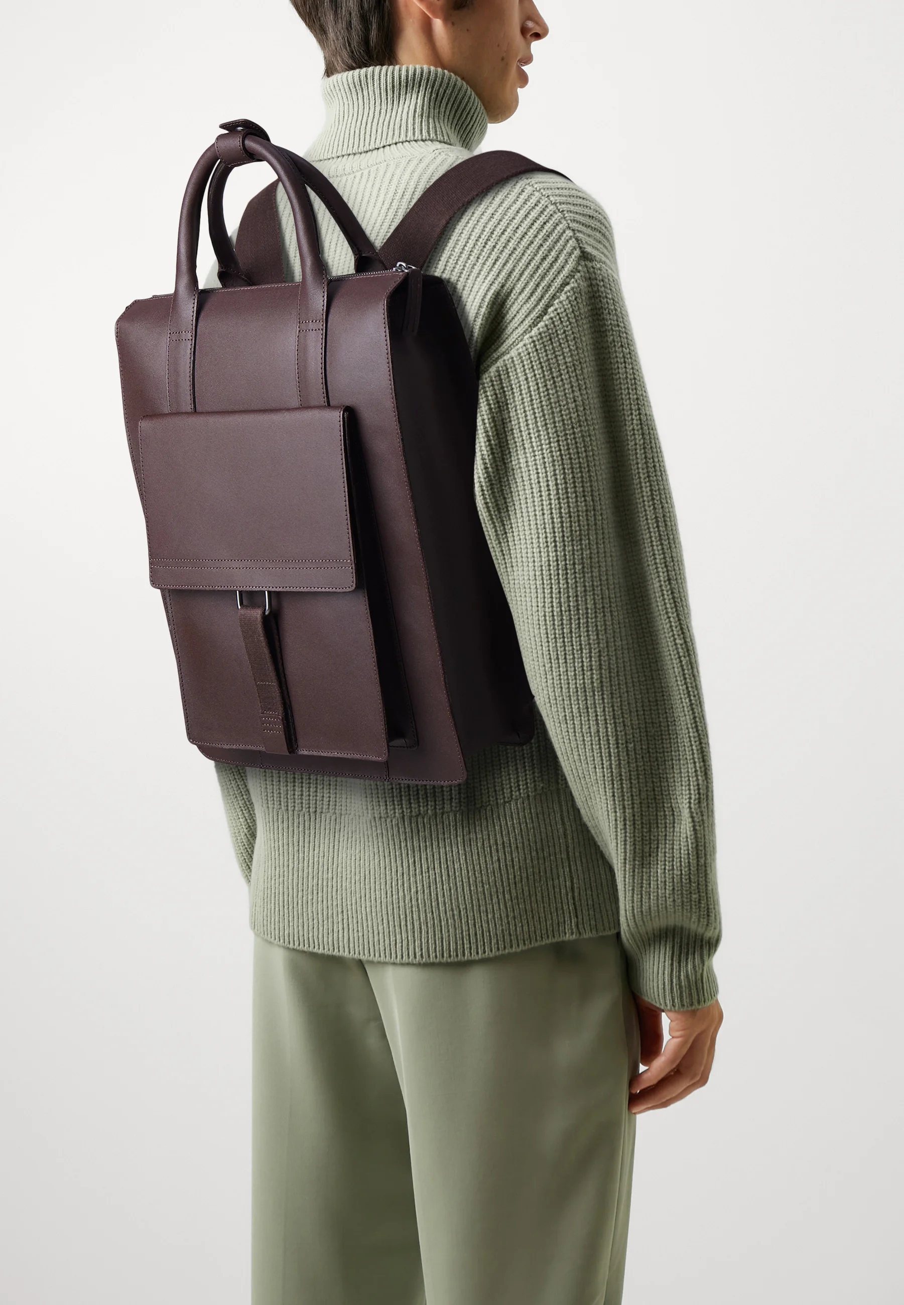 Zign LEATHER UNISEX - Zaino