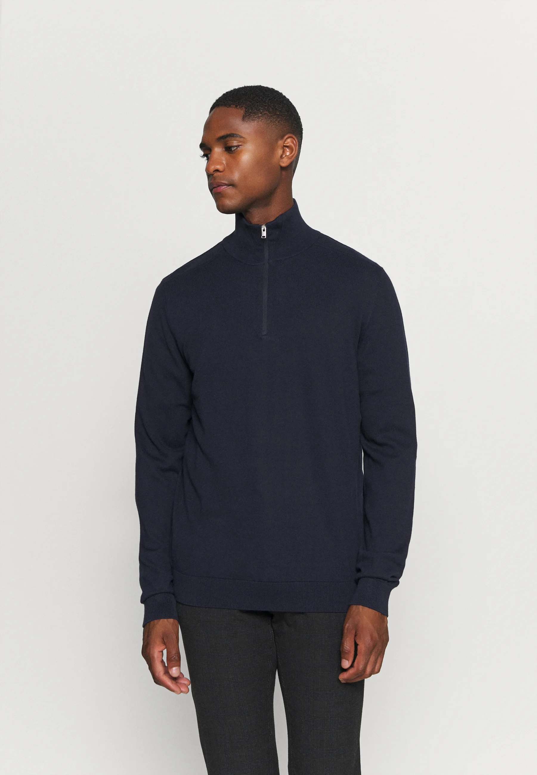 Selected Homme SLHBERG HALF ZIP - Maglione