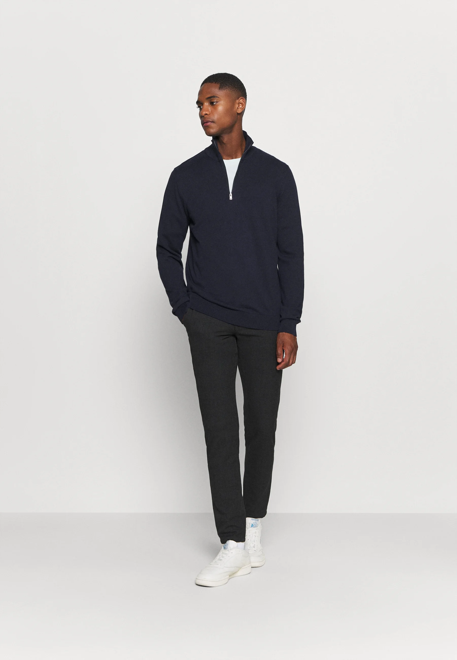 Selected Homme SLHBERG HALF ZIP - Maglione