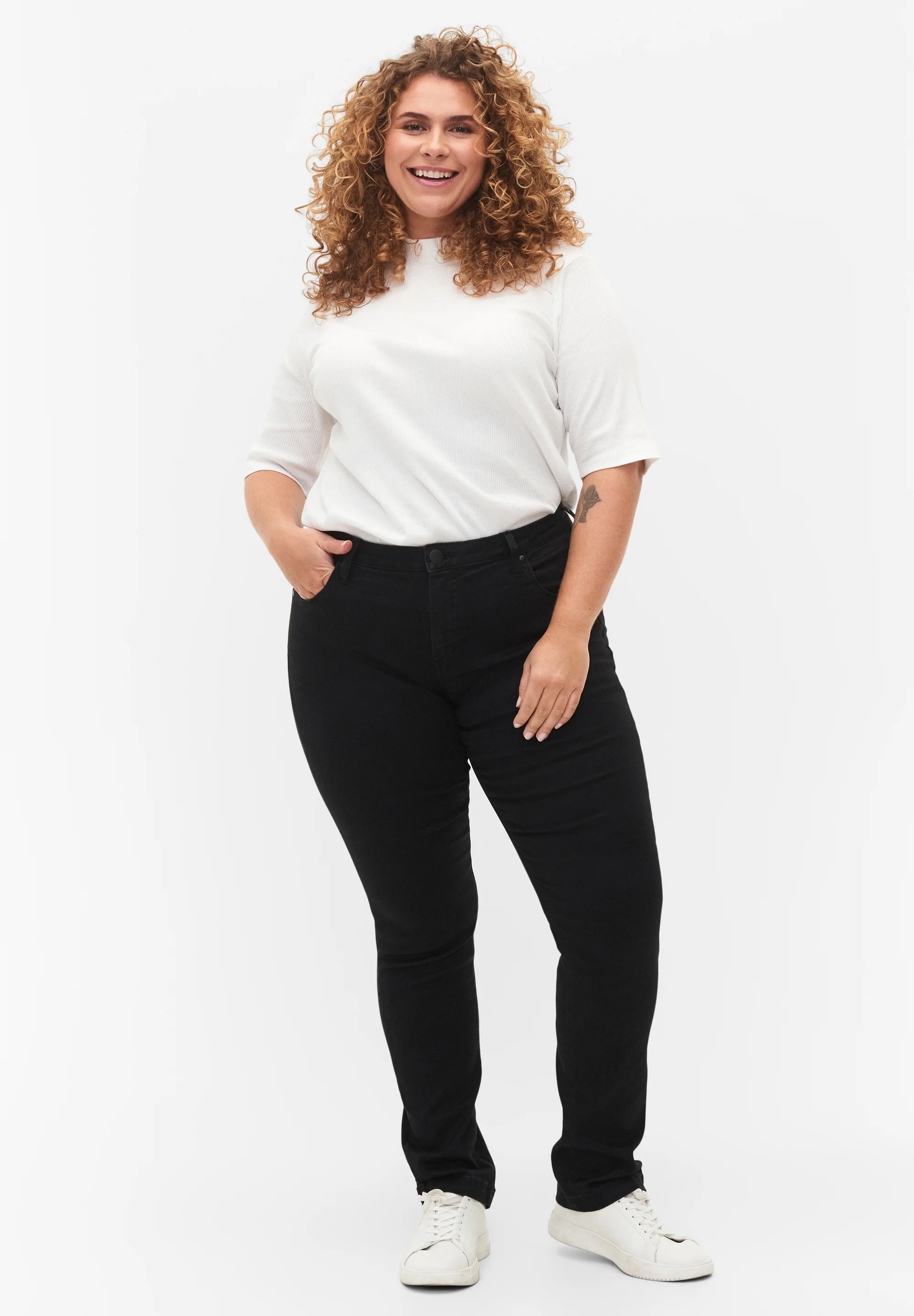 Zizzi EMILY WITH NORMAL WAIST - Jeans slim fit
