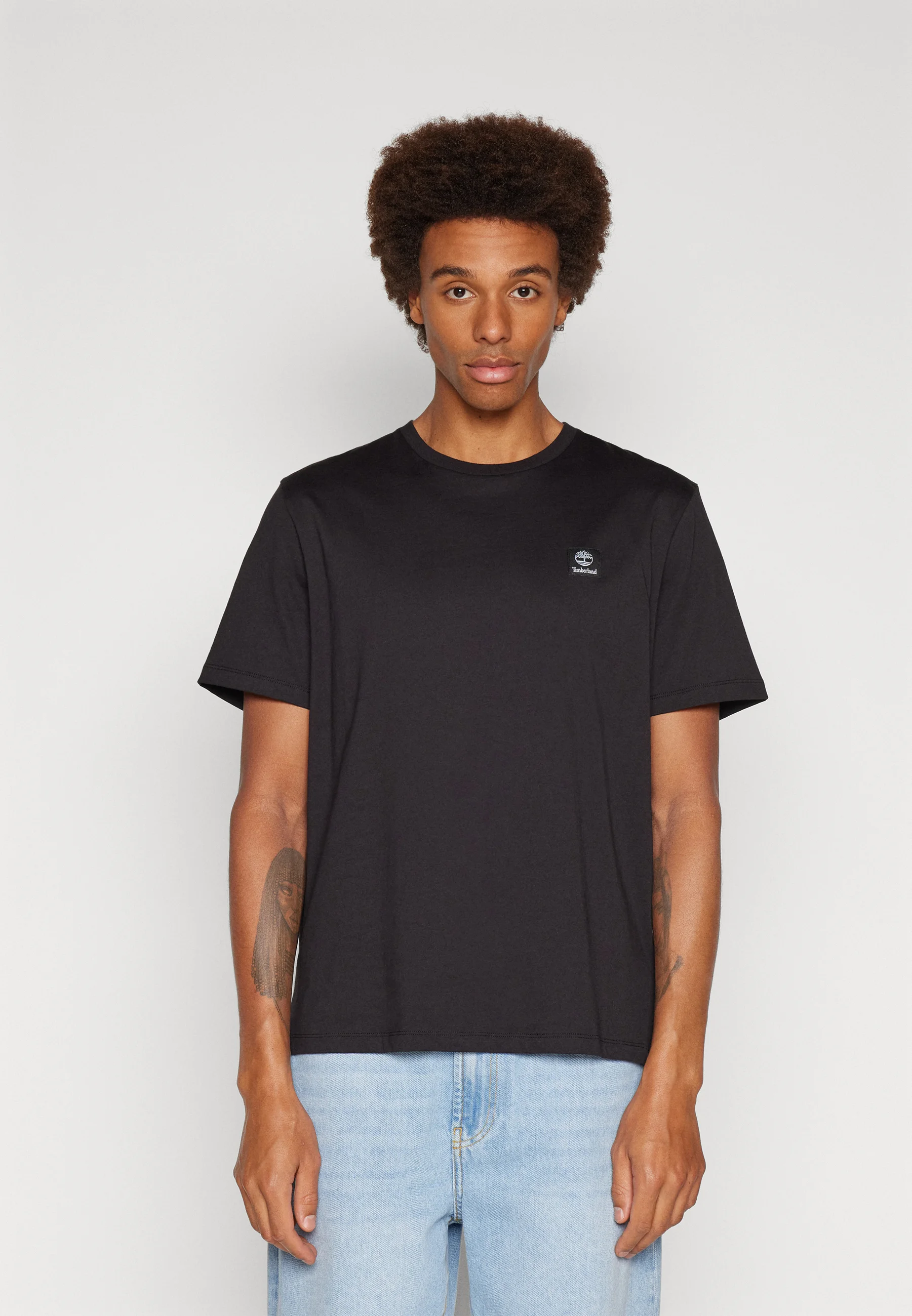 Timberland SHORT SLEEVE NEW BADGE TEE - T-shirt basic