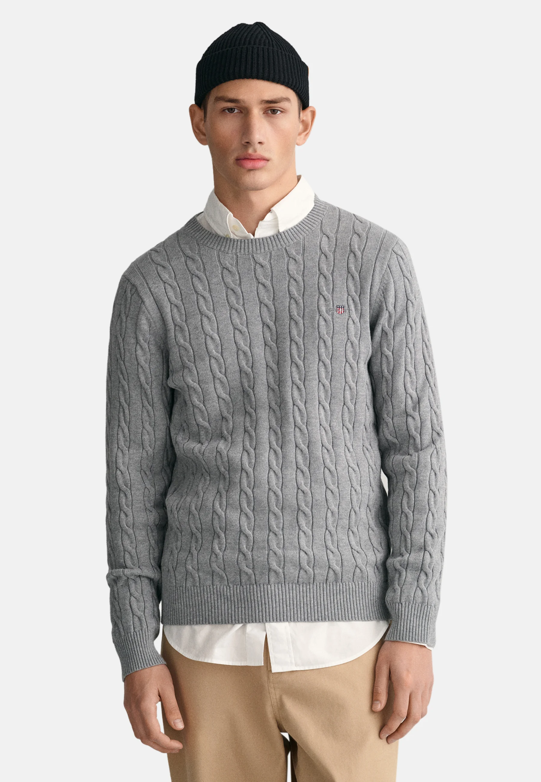 GANT CABLE C NECK - Maglione