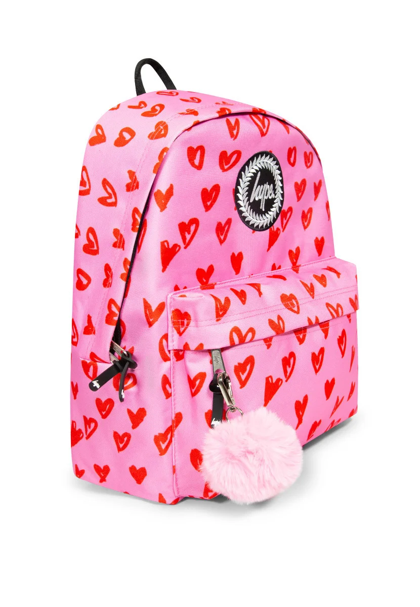 Hype HYPE RUCKSACK - SCRIBBLE HEART - Zaino