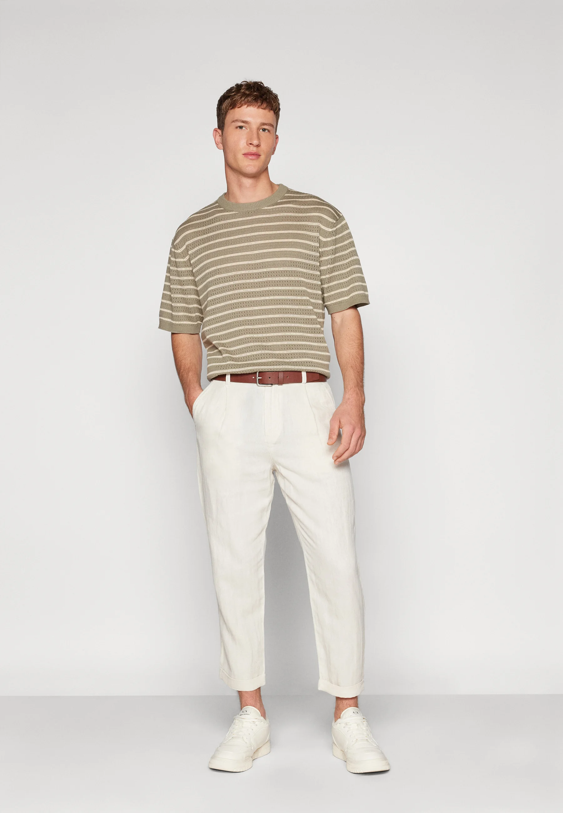 Selected Homme SLH180-RELAXED CROP RON PANT - Pantaloni