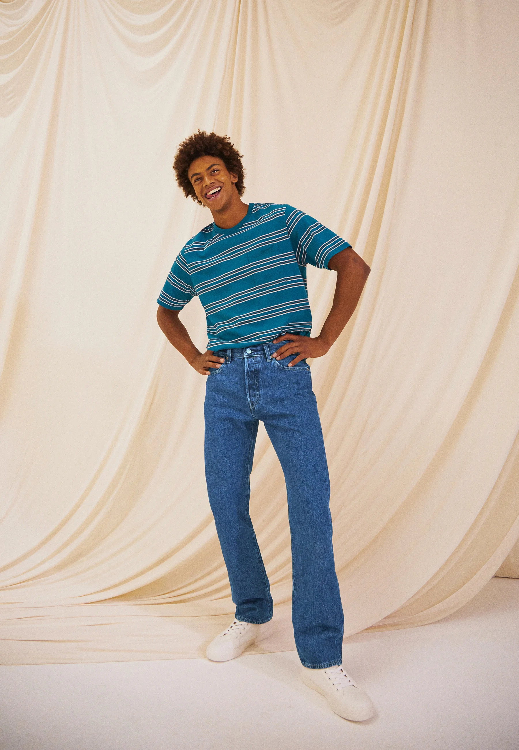 501® ORIGINAL - Jeans a sigaretta