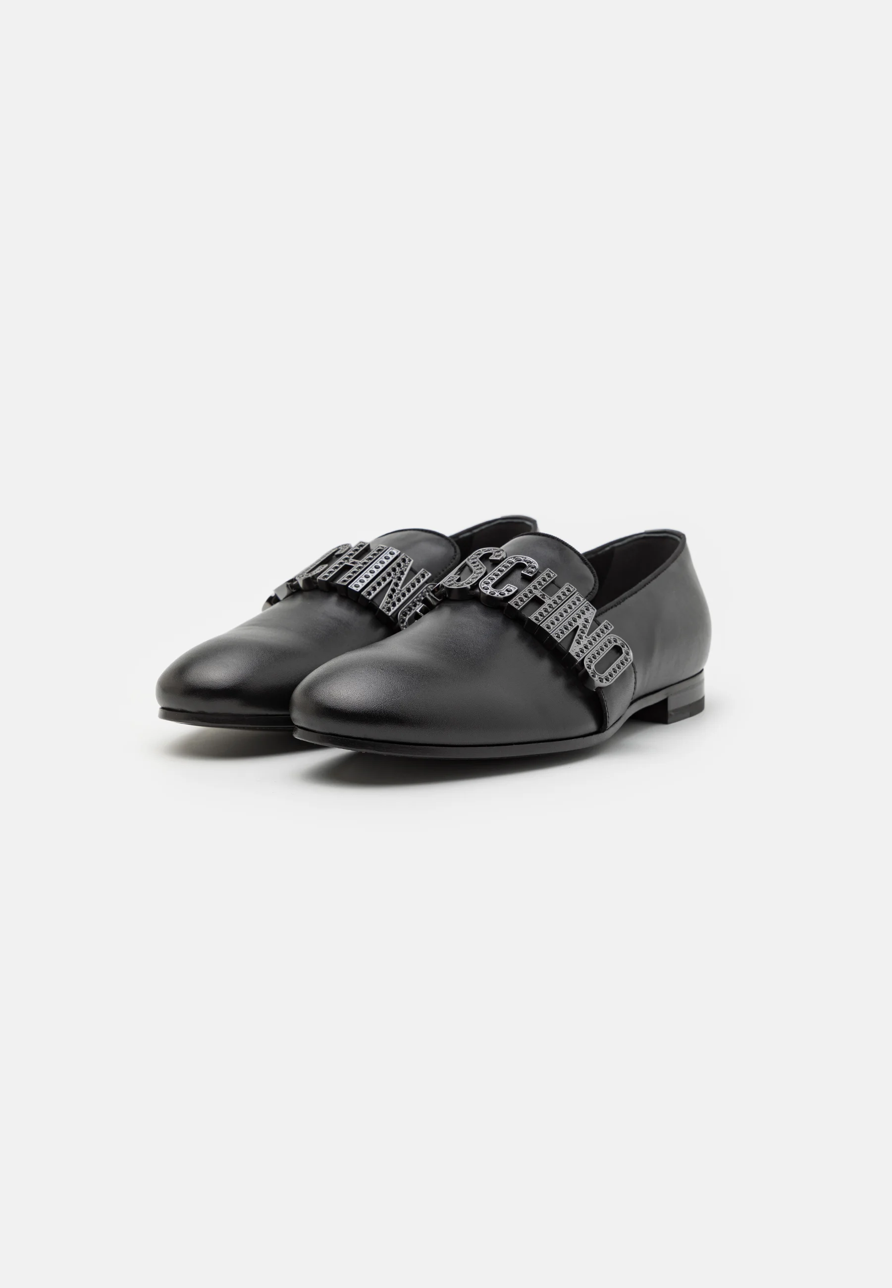 MOSCHINO METAL LETTERING - Scarpe senza lacci
