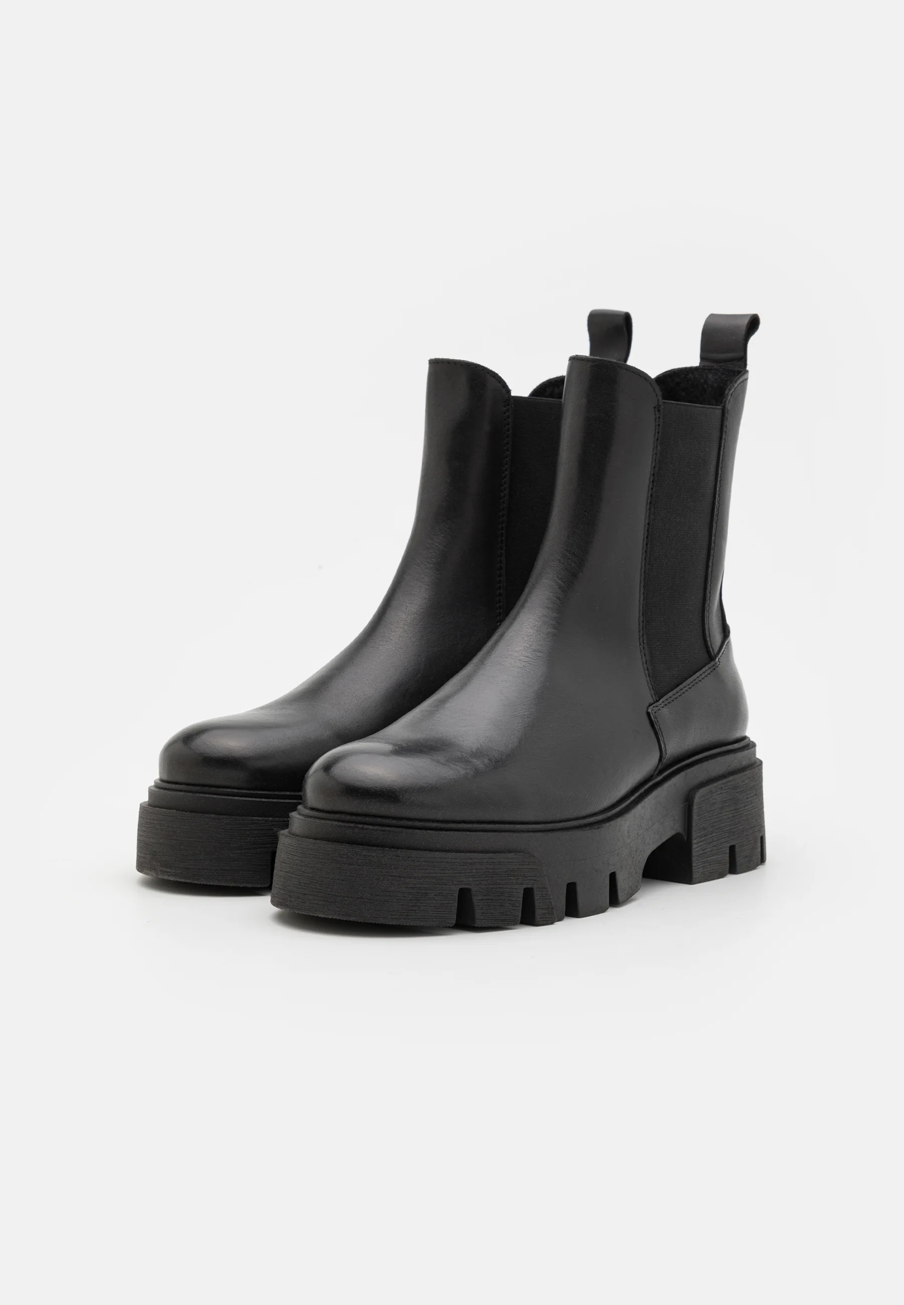 Zign LEATHER - Stivaletti con plateau