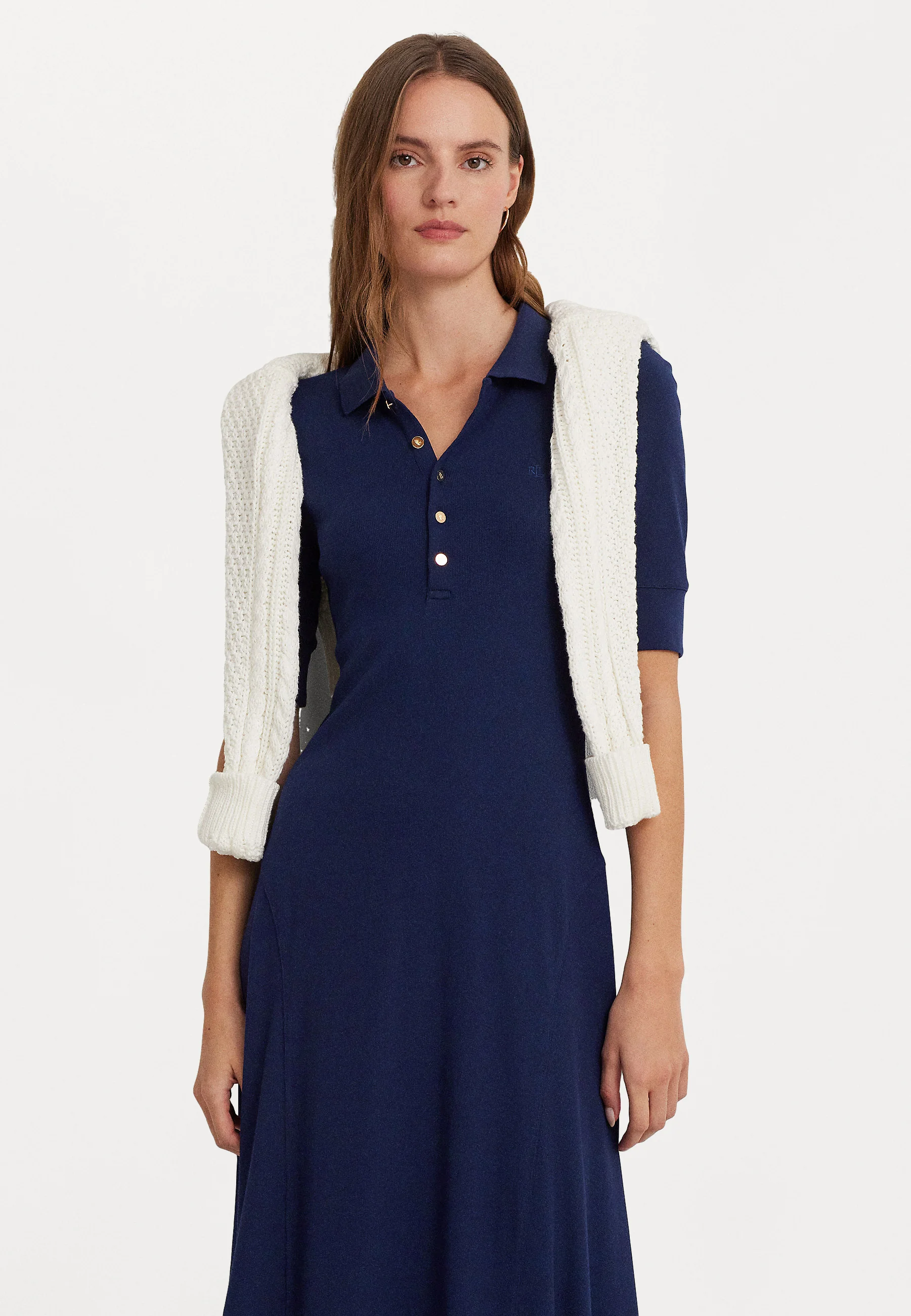 Lauren Ralph Lauren LILLIANNA ELBOW SLEEVE DAY DRESS - Abito in maglia