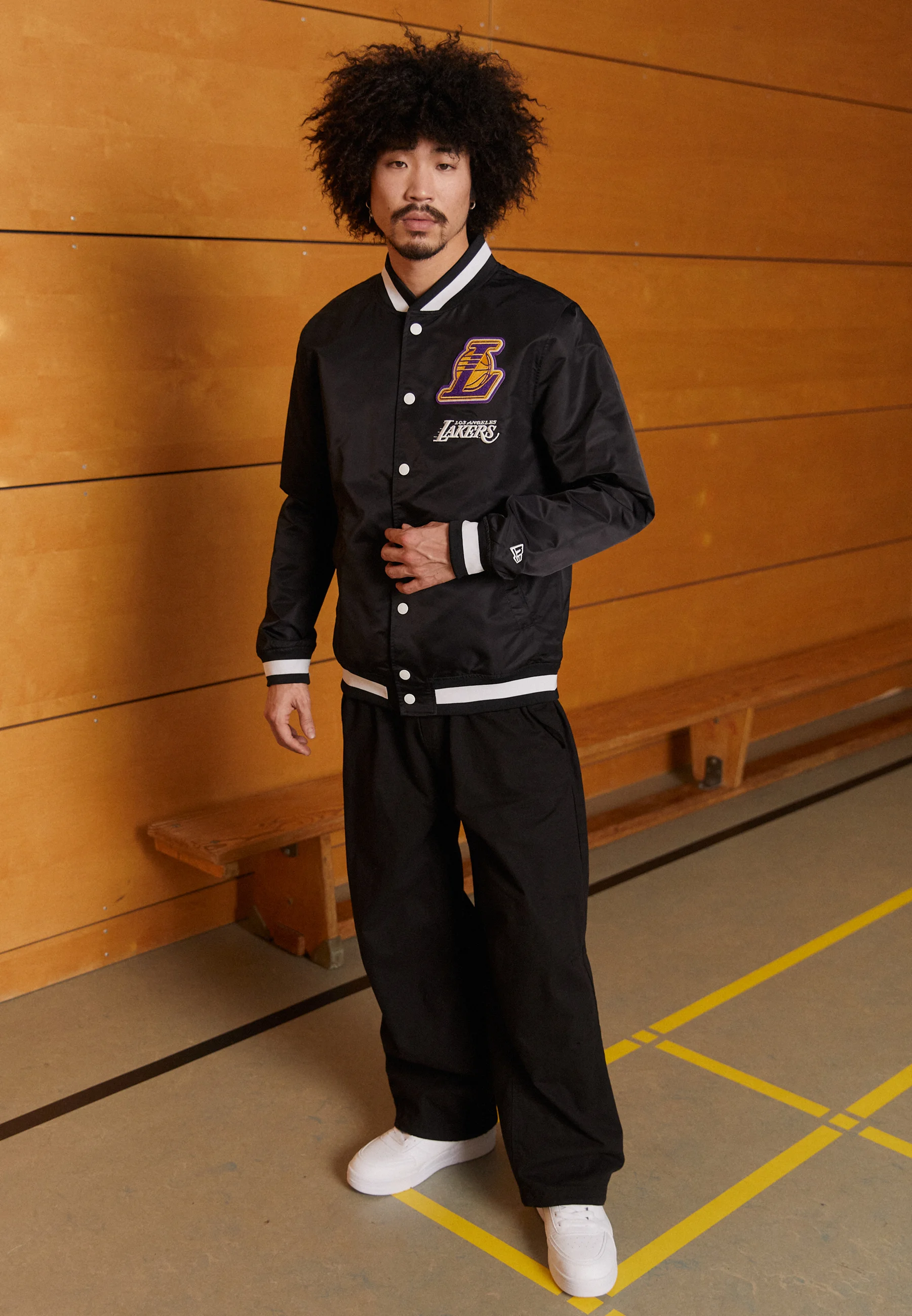 New Era NBA LOS ANGELES LAKERS LOGO SELECT JACKET - Squadra