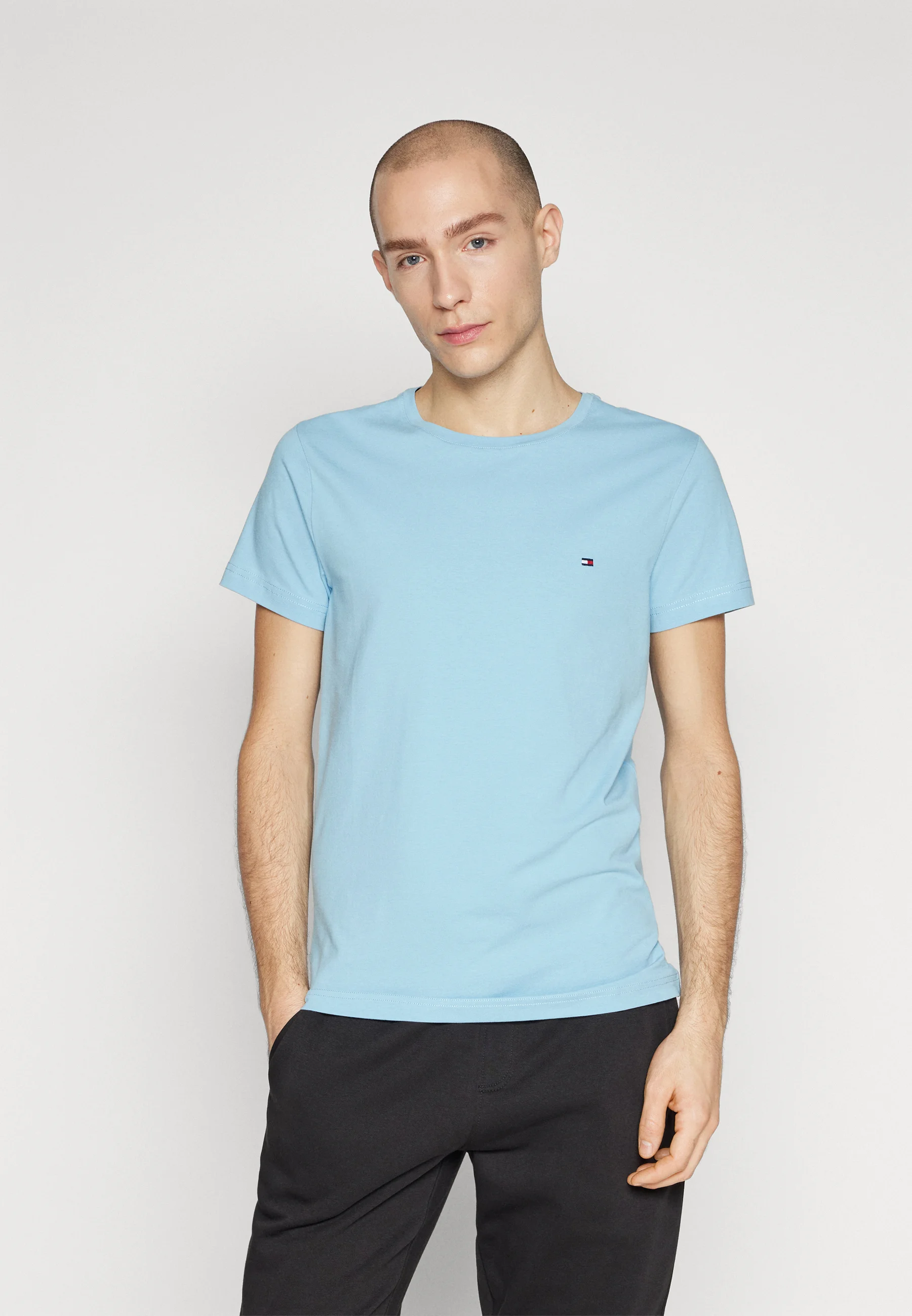STRETCH SLIM FIT TEE - T-shirt basic