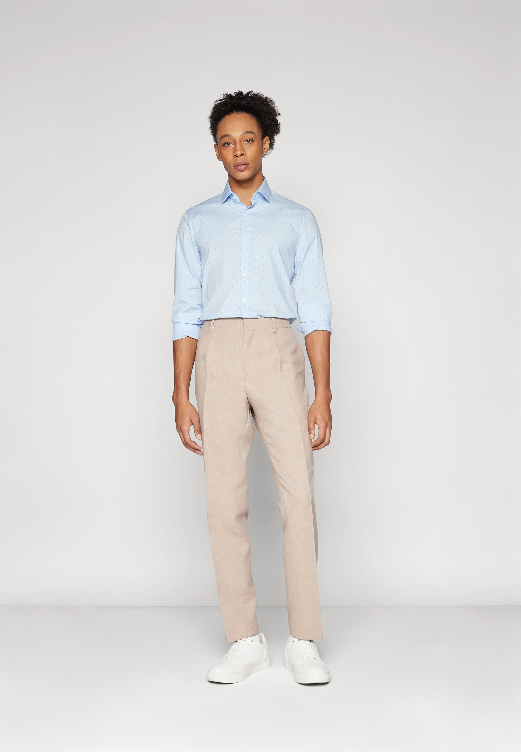 LEAF PRINT SLIM SHIRT - Camicia elegante